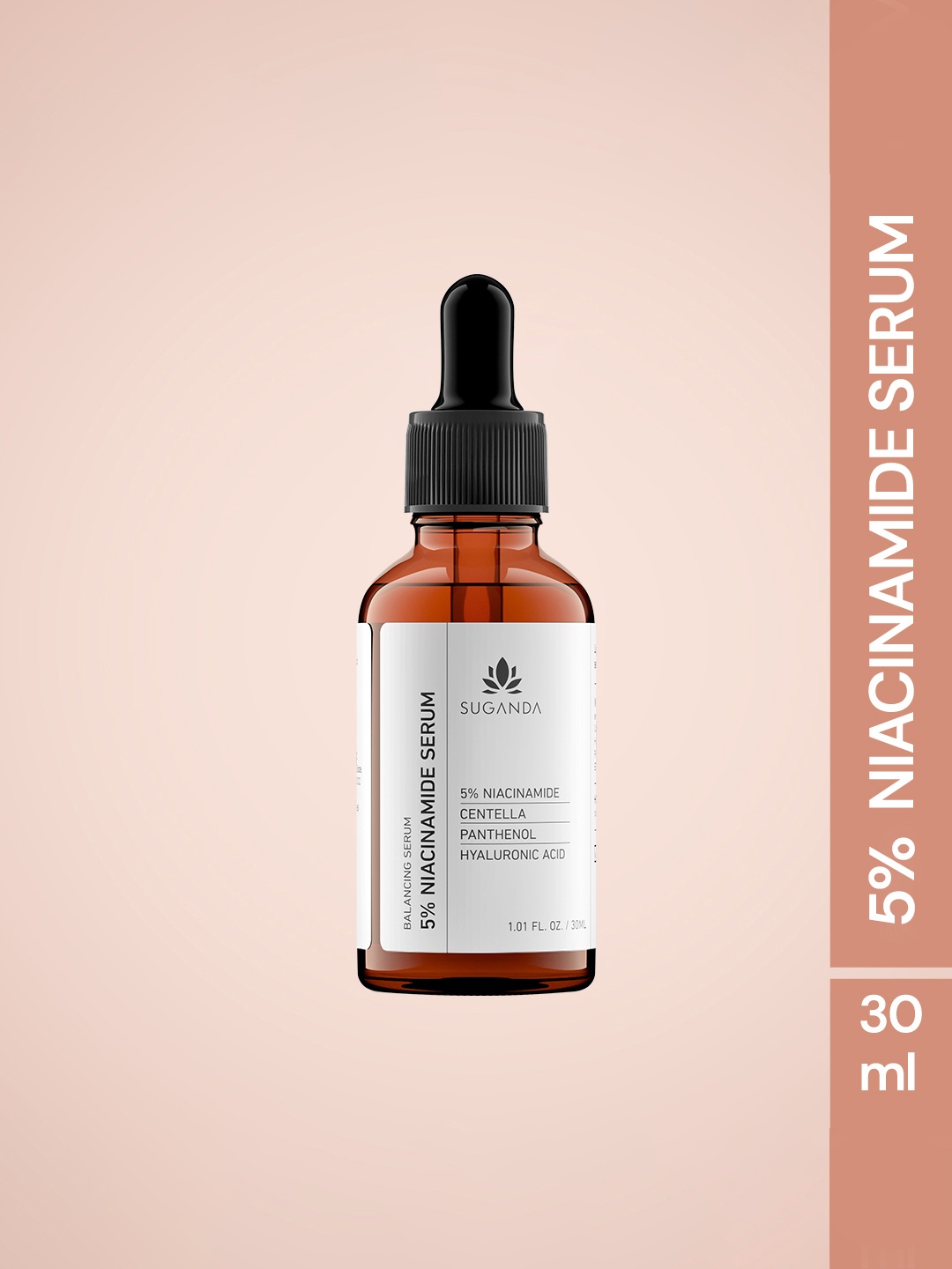 SUGANDA SKINCARE 10% Niacinamide Balancing Serum with Centella & Panthenol - 30ml, White
SUGANDA SKINCARE 10% Niacinamide Balancing Serum with Centella & Panthenol - 30ml, White