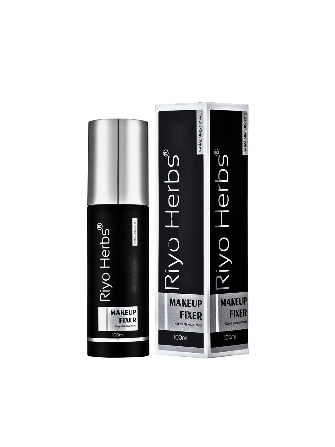 Riyo Herbs Set of Matte Makeup Fixer (100ml) & Creme Tint Creamy Peach (8g) - Nutty Brown, Black
Riyo Herbs Set of Matte Makeup Fixer (100ml) & Creme Tint Creamy Peach (8g) - Nutty Brown, Black