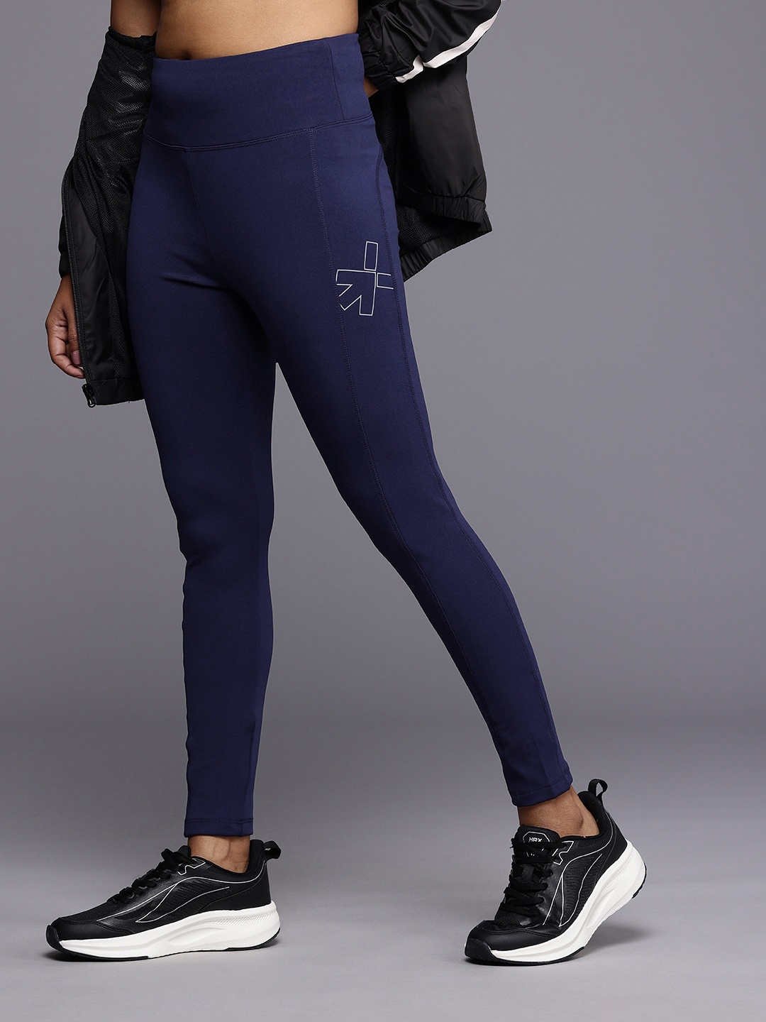 HRX by Hrithik Roshan Women Run On Cloudstrail Trackers Rapid Dry Running Tights, Navy blue
HRX by Hrithik Roshan Women Run On Cloudstrail Trackers Rapid Dry Running Tights, Navy blue