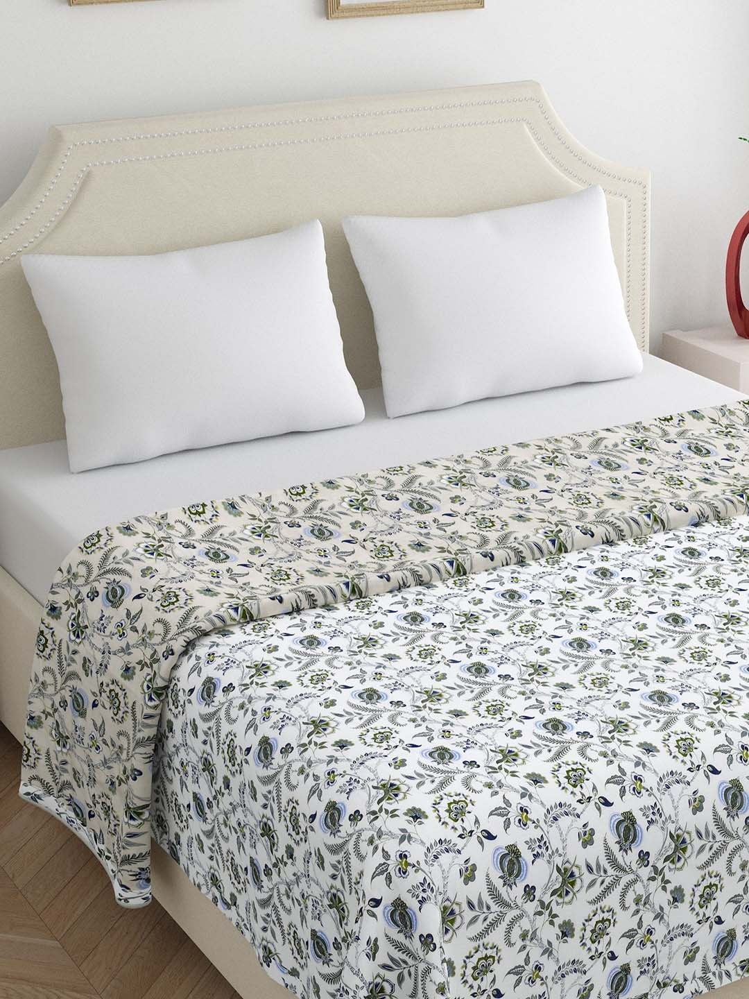 Home Ecstasy Blue & White Floral Printed Pure Cotton 210 GSM Reversible Double Bed Dohar
Home Ecstasy Blue & White Floral Printed Pure Cotton 210 GSM Reversible Double Bed Dohar