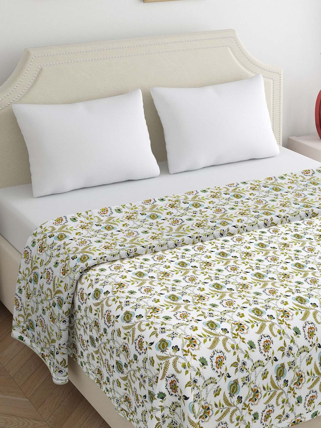 Home Ecstasy Grey & White Floral Printed Pure Cotton 210 GSM Reversible Double Bed Dohar
Home Ecstasy Grey & White Floral Printed Pure Cotton 210 GSM Reversible Double Bed Dohar
