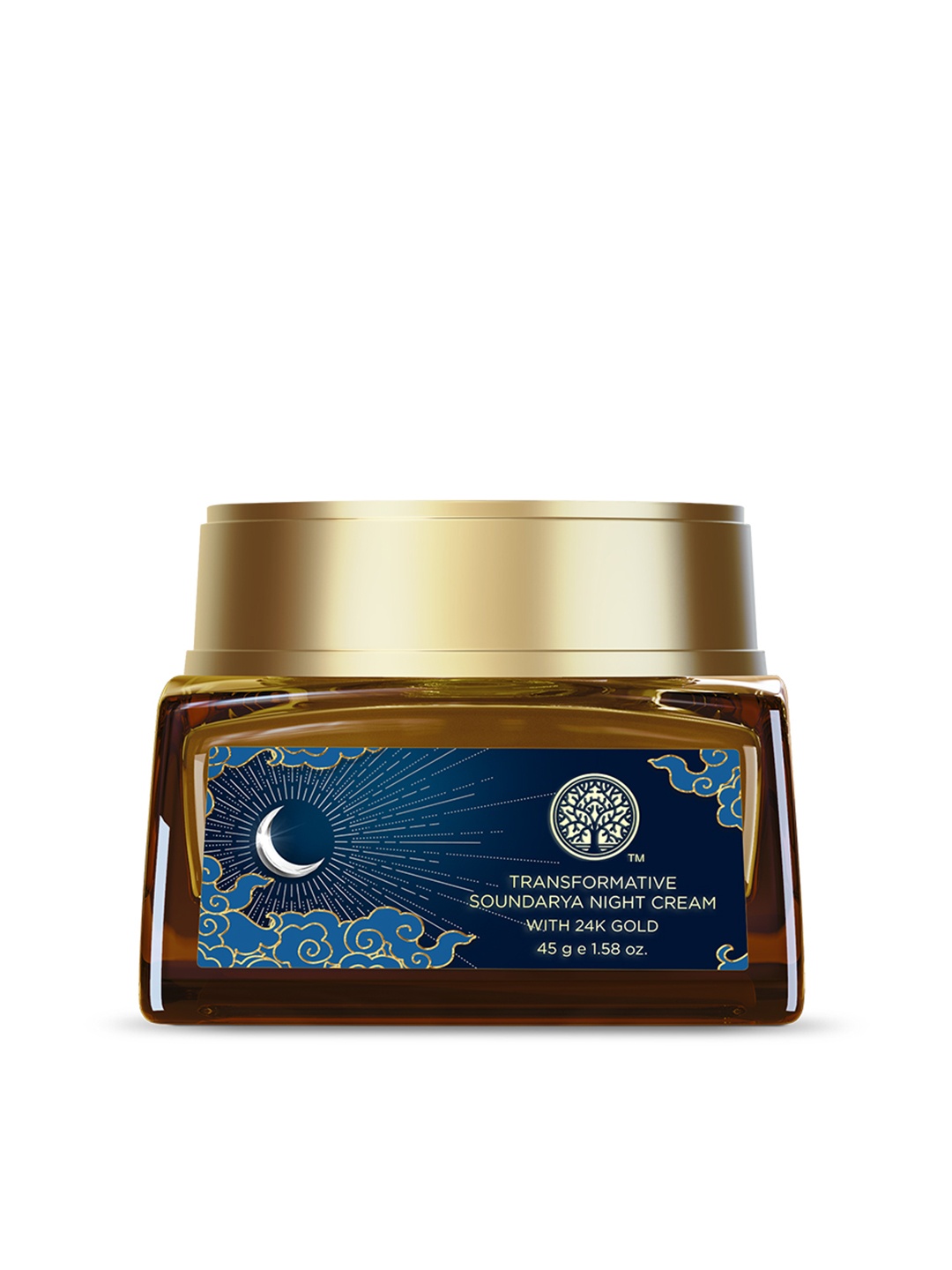 Forest Essentials Transformative Soundarya Anti Ageing Night Cream With 24K Gold - 45g
Forest Essentials Transformative Soundarya Anti Ageing Night Cream With 24K Gold - 45g