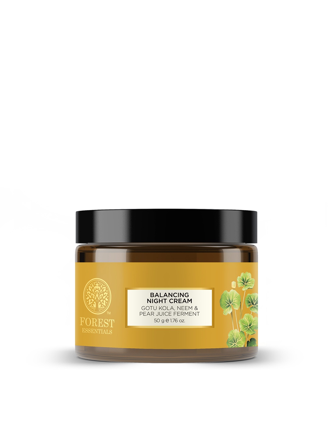 Forest Essentials Balancing Night Cream For Acne Prone Skin With Gotu Kola & Neem - 50g, Mustard
Forest Essentials Balancing Night Cream For Acne Prone Skin With Gotu Kola & Neem - 50g, Mustard