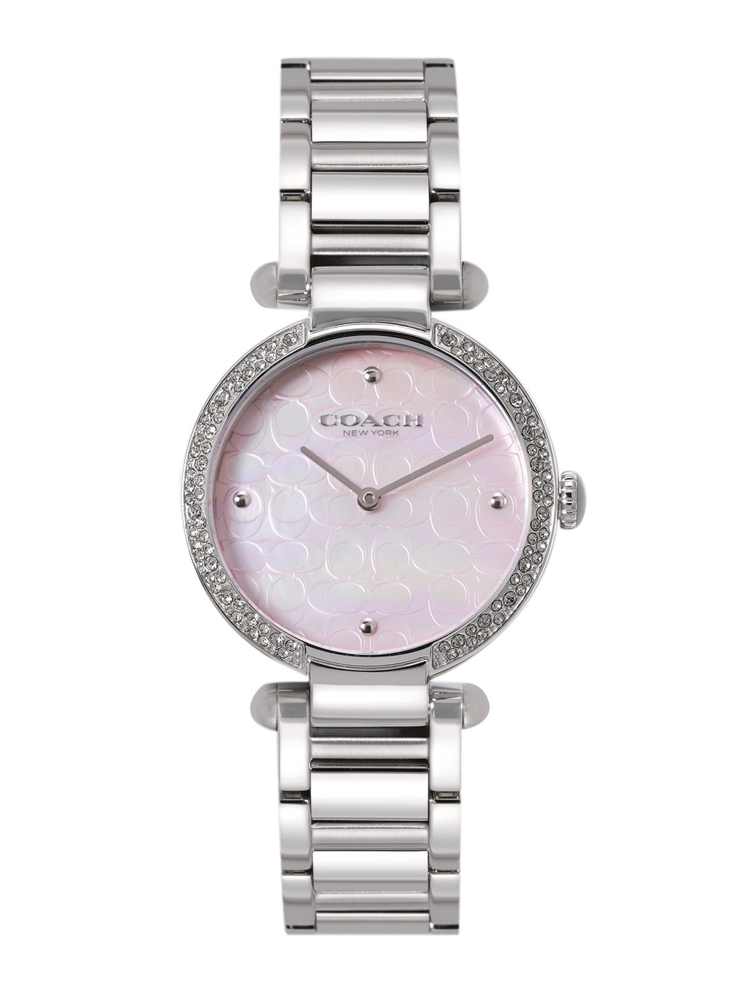 Coach Women Cary Mother Of Pearl Dial & Bracelet Style Straps Analogue Watch 14504182, Pink
Coach Women Cary Mother Of Pearl Dial & Bracelet Style Straps Analogue Watch 14504182, Pink