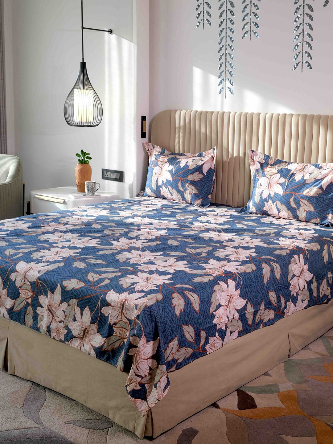 Pure Decor Queen Size Double Bed Bedsheet With 2 Pillow Covers 90in X 100in,228cm X 254cms, Blue
Pure Decor Queen Size Double Bed Bedsheet With 2 Pillow Covers 90in X 100in,228cm X 254cms, Blue