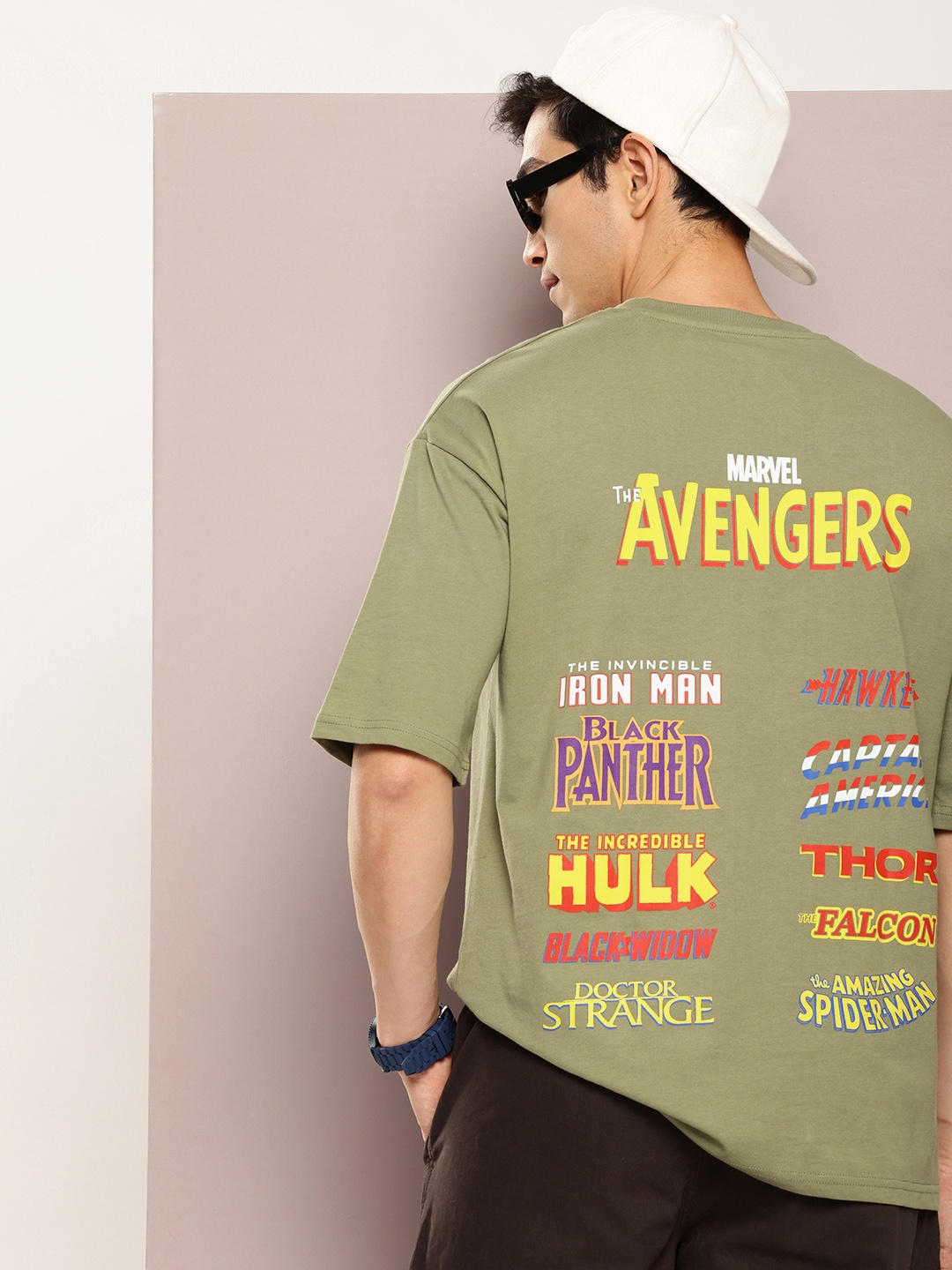 Kook N Keech Pure Cotton Avengers Typography Drop-Shoulder Sleeves Oversized T-shirt, Green
Kook N Keech Pure Cotton Avengers Typography Drop-Shoulder Sleeves Oversized T-shirt, Green