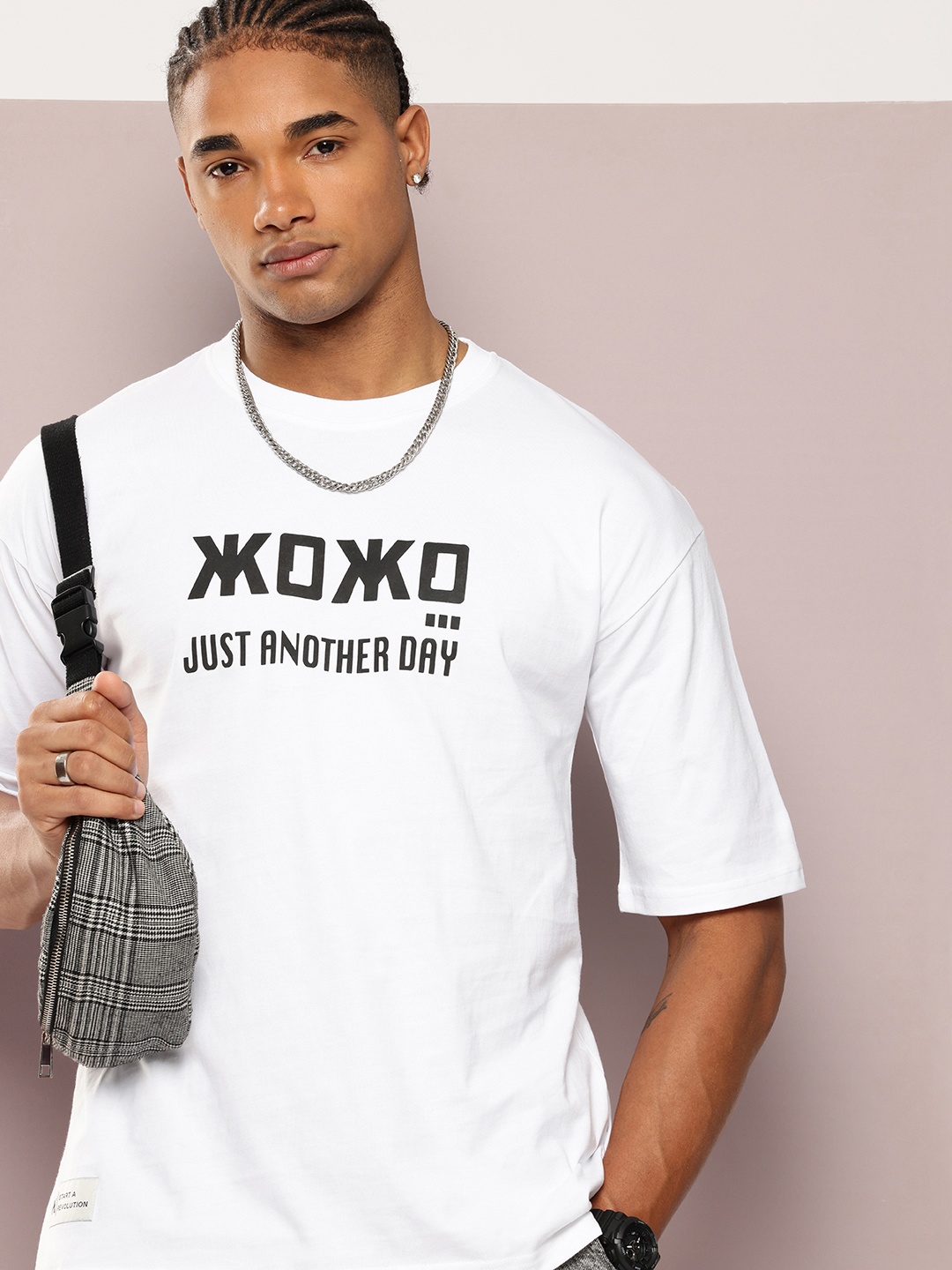 Kook N Keech Typography Printed Drop-Shoulder Sleeves Pure Cotton Oversized T-shirt, White
Kook N Keech Typography Printed Drop-Shoulder Sleeves Pure Cotton Oversized T-shirt, White