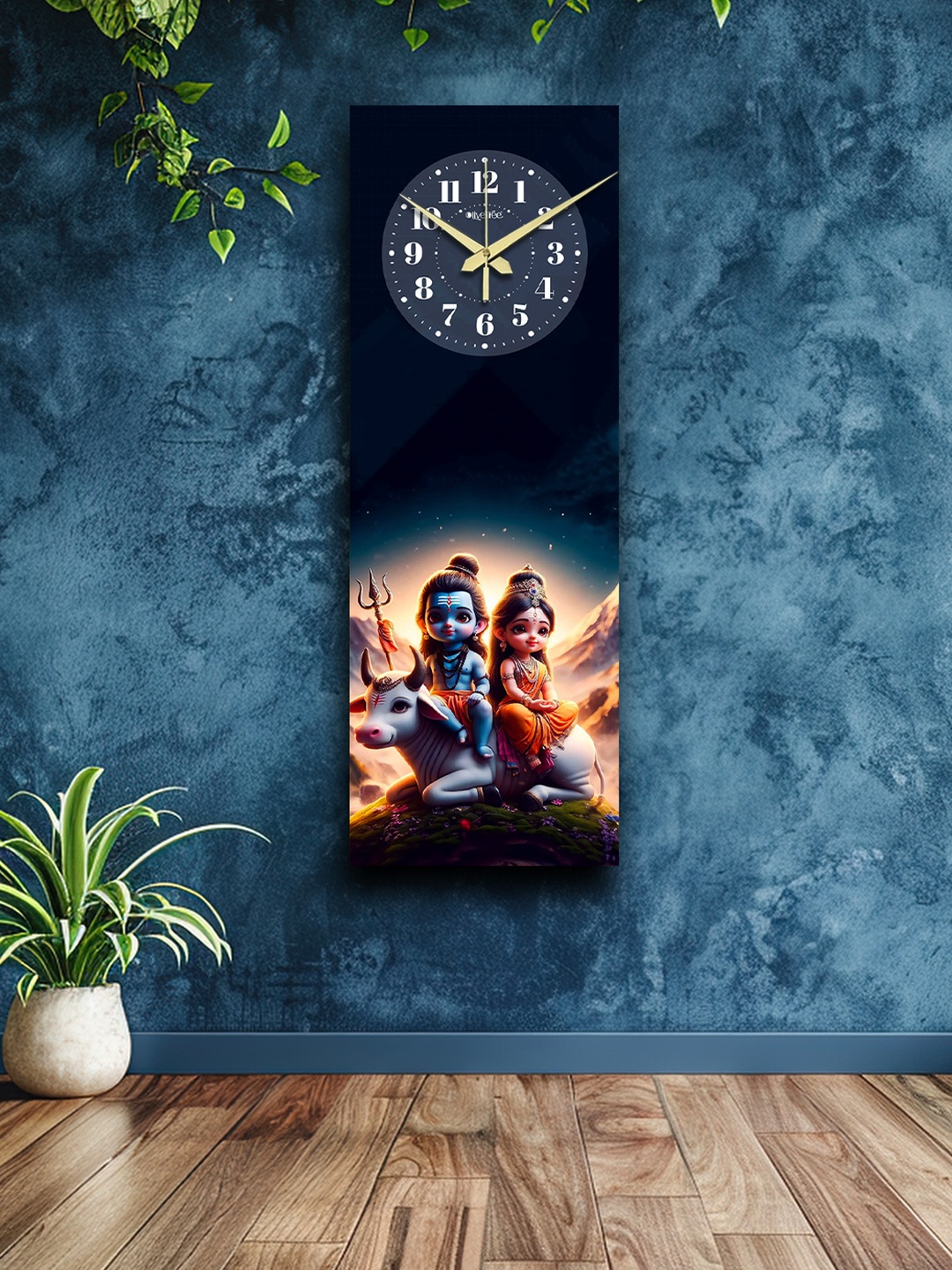 OLIVE TREE Navy Blue & Blue Printed Traditional Wooden Rectangle Analogue Wall Clock
OLIVE TREE Navy Blue & Blue Printed Traditional Wooden Rectangle Analogue Wall Clock