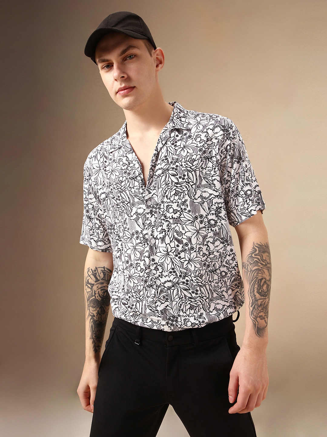 Dennis Lingo Smart Floral Printed Cuban Collar Relaxed Fit Casual Shirt, White
Dennis Lingo Smart Floral Printed Cuban Collar Relaxed Fit Casual Shirt, White
