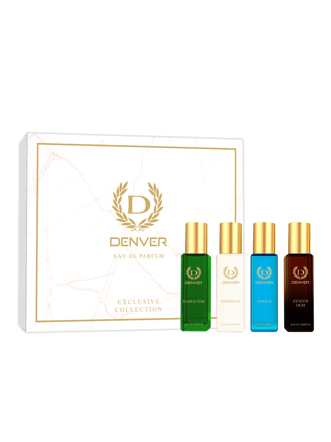 DENVER Set of 4 Unisex Strong & Long Lasting Luxury Eau De Parfum Gift Pack - 20ml Each, Multi
DENVER Set of 4 Unisex Strong & Long Lasting Luxury Eau De Parfum Gift Pack - 20ml Each, Multi