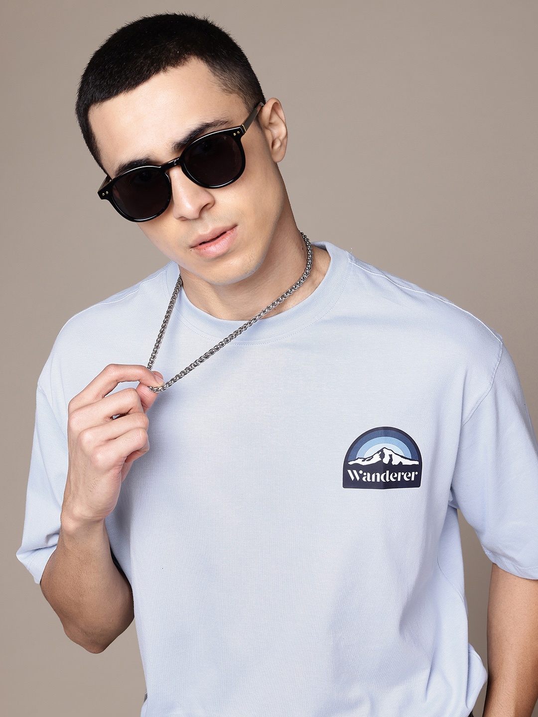 The Roadster Lifestyle Co. Drop-Shoulder Sleeves Pure Cotton Relaxed T-shirt, Blue
The Roadster Lifestyle Co. Drop-Shoulder Sleeves Pure Cotton Relaxed T-shirt, Blue