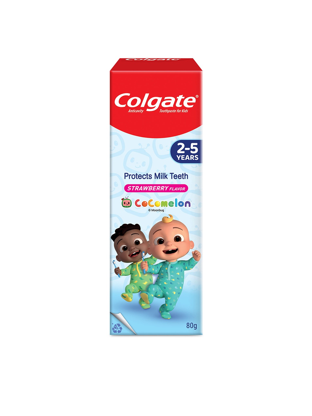 Colgate Kids Tiger Toothpaste for 2-5 Years Cavity Protection 80 g - Strawberry, Blue
Colgate Kids Tiger Toothpaste for 2-5 Years Cavity Protection 80 g - Strawberry, Blue