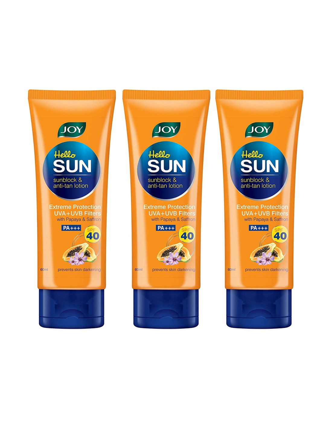 JOY Set Of 3 Hello Sun Glow Protect Sunscreen Daily Brightening SPF40 PA+++ 50ml, Mustard
JOY Set Of 3 Hello Sun Glow Protect Sunscreen Daily Brightening SPF40 PA+++ 50ml, Mustard