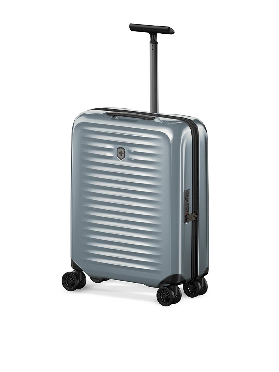 Victorinox Swiss Designed Airox Global Polycarbonate Cabin Luggage Bag- 33 litres, Silver
Victorinox Swiss Designed Airox Global Polycarbonate Cabin Luggage Bag- 33 litres, Silver