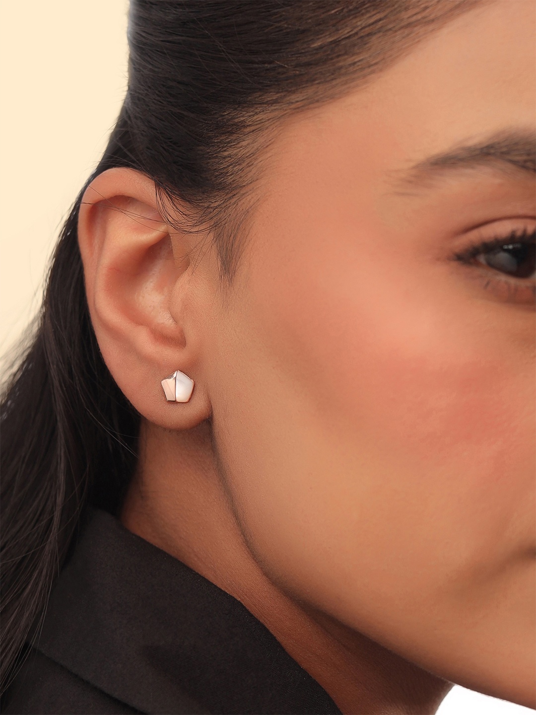 Kicky And Perky Rose Gold-Plated 92.5 Sterling Silver Mother Of Pearl Studded Earrings
Kicky And Perky Rose Gold-Plated 92.5 Sterling Silver Mother Of Pearl Studded Earrings