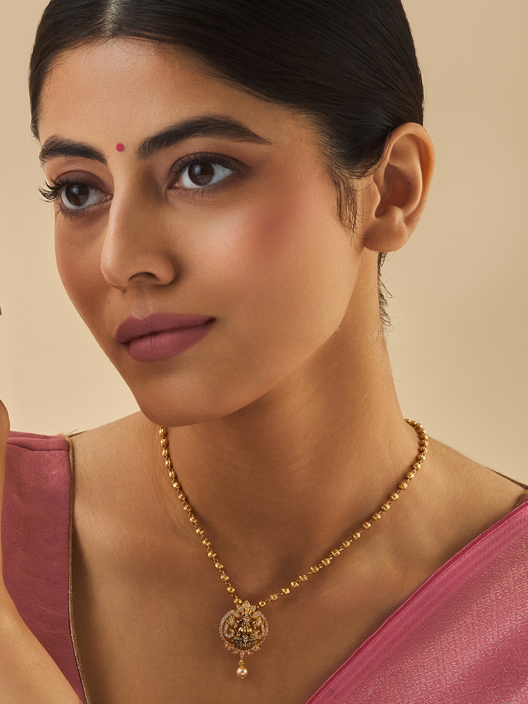 Kushal's Fashion Jewellery Gold-Plated 92.5 Pure Silver Cubic Zirconia Temple Pendants
Kushal's Fashion Jewellery Gold-Plated 92.5 Pure Silver Cubic Zirconia Temple Pendants