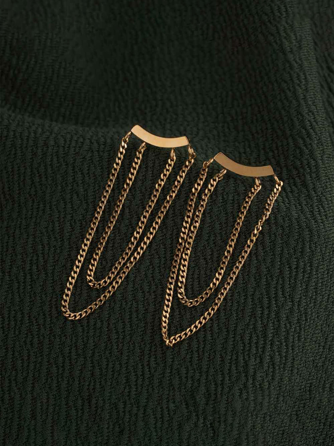 PALMONAS Gold Plated Stainless Steel Drop Earrings
PALMONAS Gold Plated Stainless Steel Drop Earrings