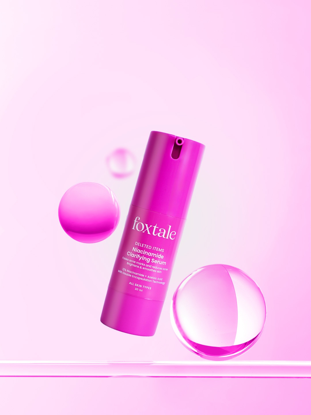 Foxtale Azelaic Acid 12% Niacinamide Serum for Oil Control & Brightening - 30ml, Purple
Foxtale Azelaic Acid 12% Niacinamide Serum for Oil Control & Brightening - 30ml, Purple
