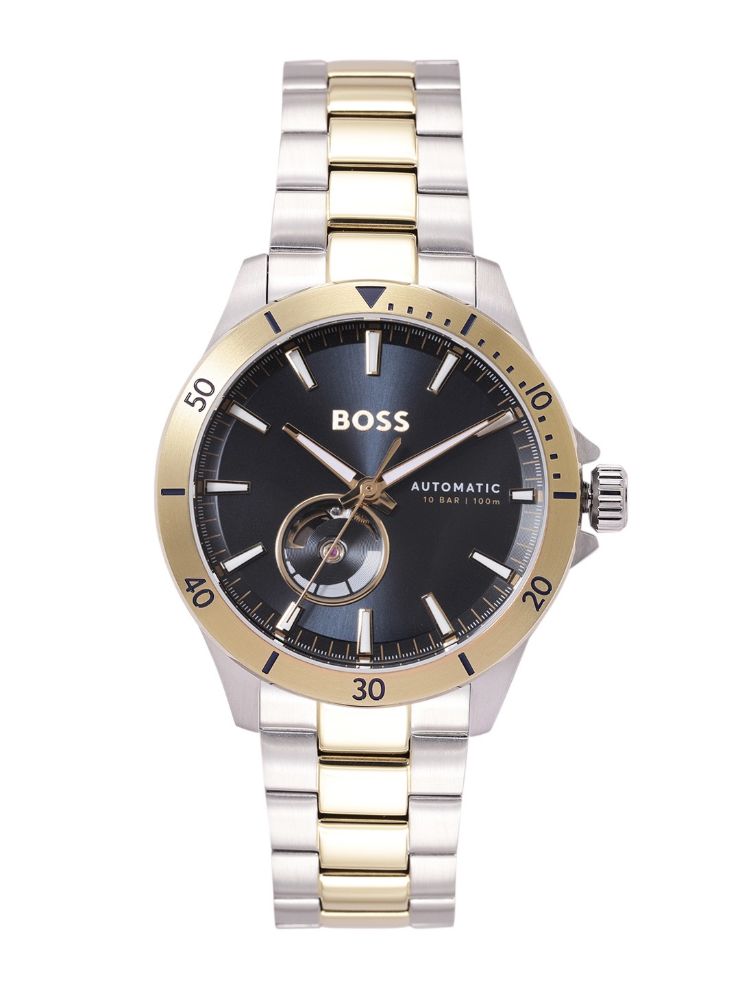 BOSS Men Troper Automatic Analogue Automatic Solar Powered Watch 1514201, Navy blue
BOSS Men Troper Automatic Analogue Automatic Solar Powered Watch 1514201, Navy blue
