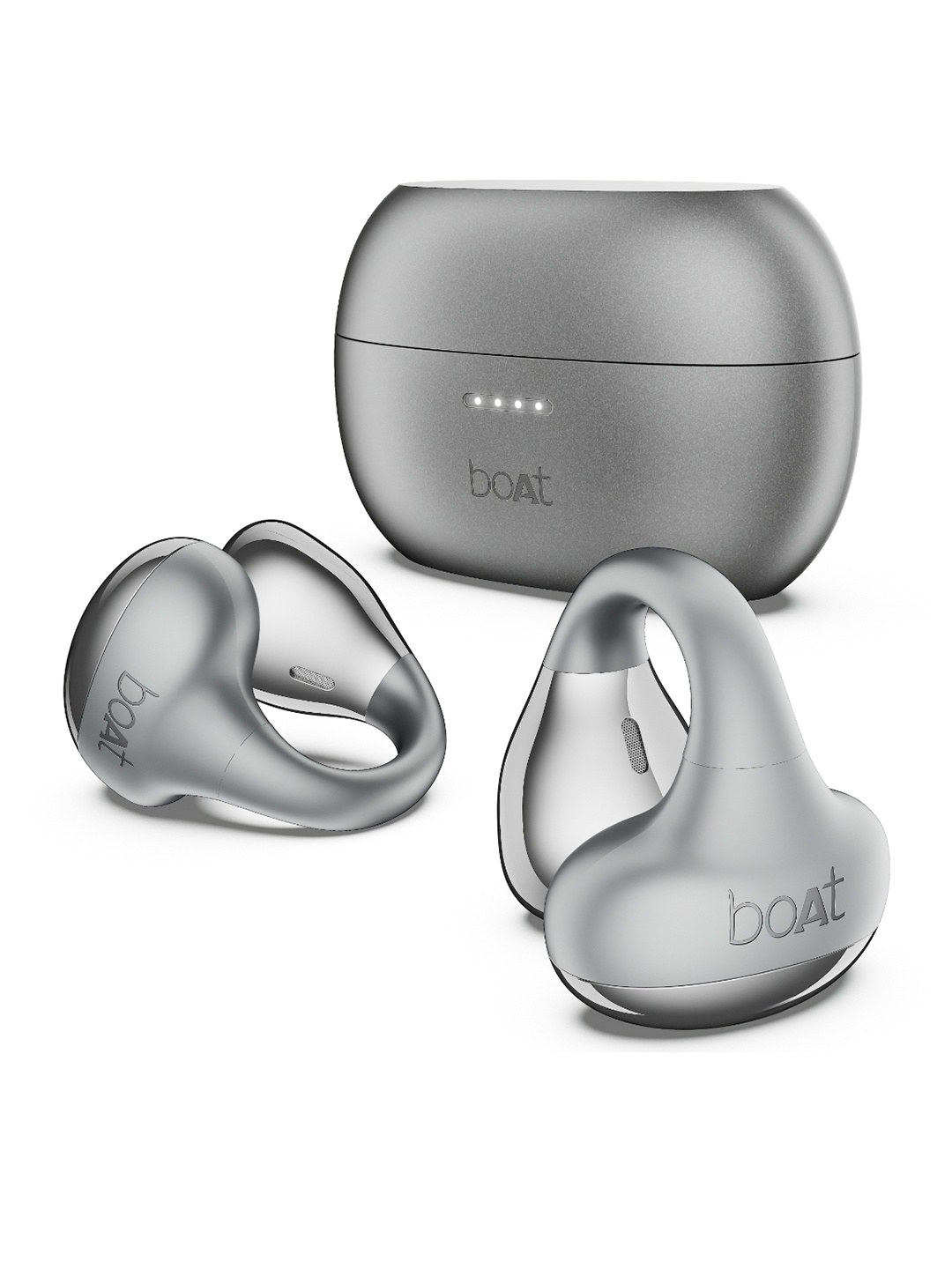 boAt Airdopes Loop OWS Earbuds w/Clip-On Fit, Air Conduction Tech & 50H Battery, Grey
boAt Airdopes Loop OWS Earbuds w/Clip-On Fit, Air Conduction Tech & 50H Battery, Grey