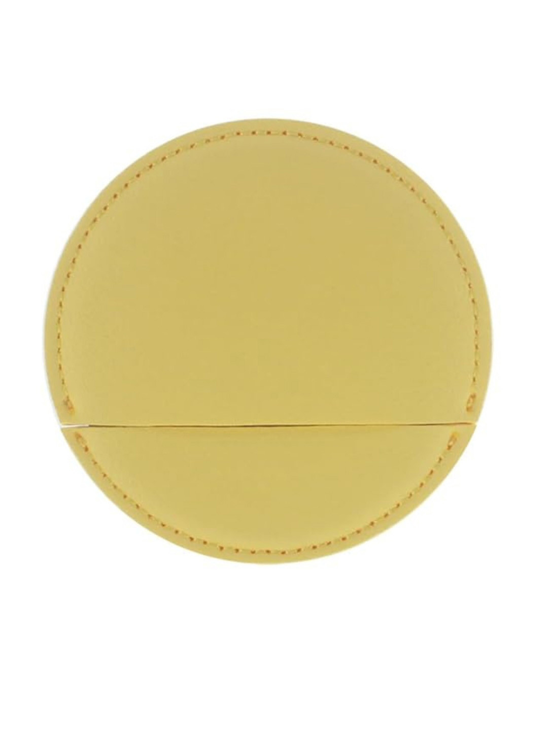 We3 Yellow Round Stainless Steel Pocket Compact Mirror
We3 Yellow Round Stainless Steel Pocket Compact Mirror
