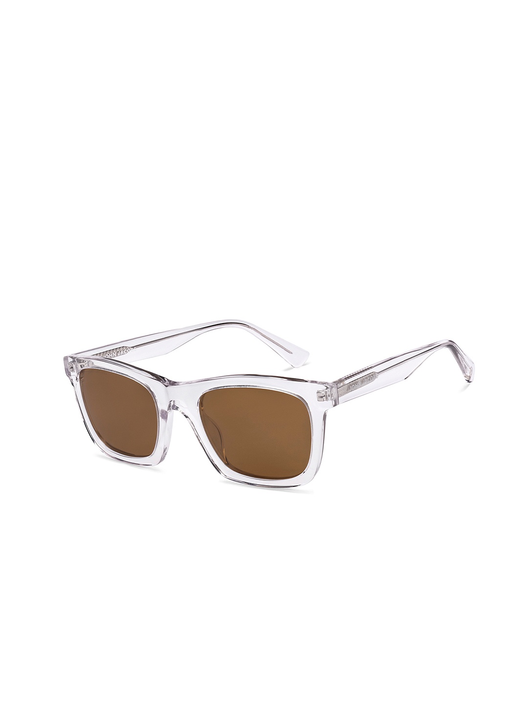 John Jacobs Unisex Wayfarer Sunglasses with Polarised and UV Protected Lens 220515-Brown
John Jacobs Unisex Wayfarer Sunglasses with Polarised and UV Protected Lens 220515-Brown