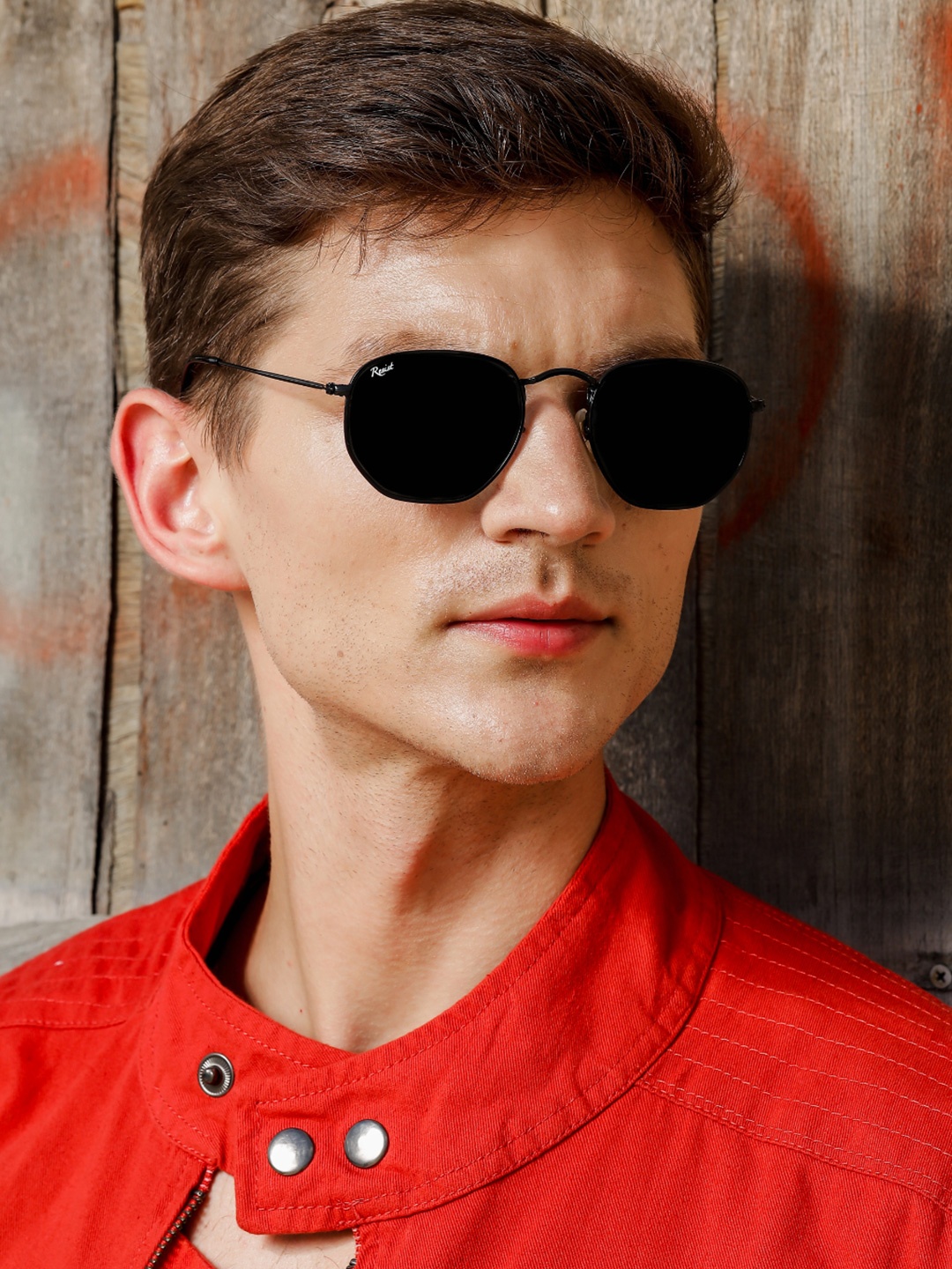 RESIST EYEWEAR Unisex Rectangle Sunglasses with UV Protected Lens FRANCIS BLACK BLACK1
RESIST EYEWEAR Unisex Rectangle Sunglasses with UV Protected Lens FRANCIS BLACK BLACK1