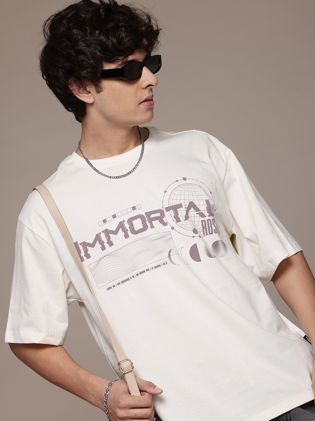 Roadster The Lifestyle Co Typography Printed Drop-Shoulder Sleeves Pure Cotton T-shirt, White
Roadster The Lifestyle Co Typography Printed Drop-Shoulder Sleeves Pure Cotton T-shirt, White