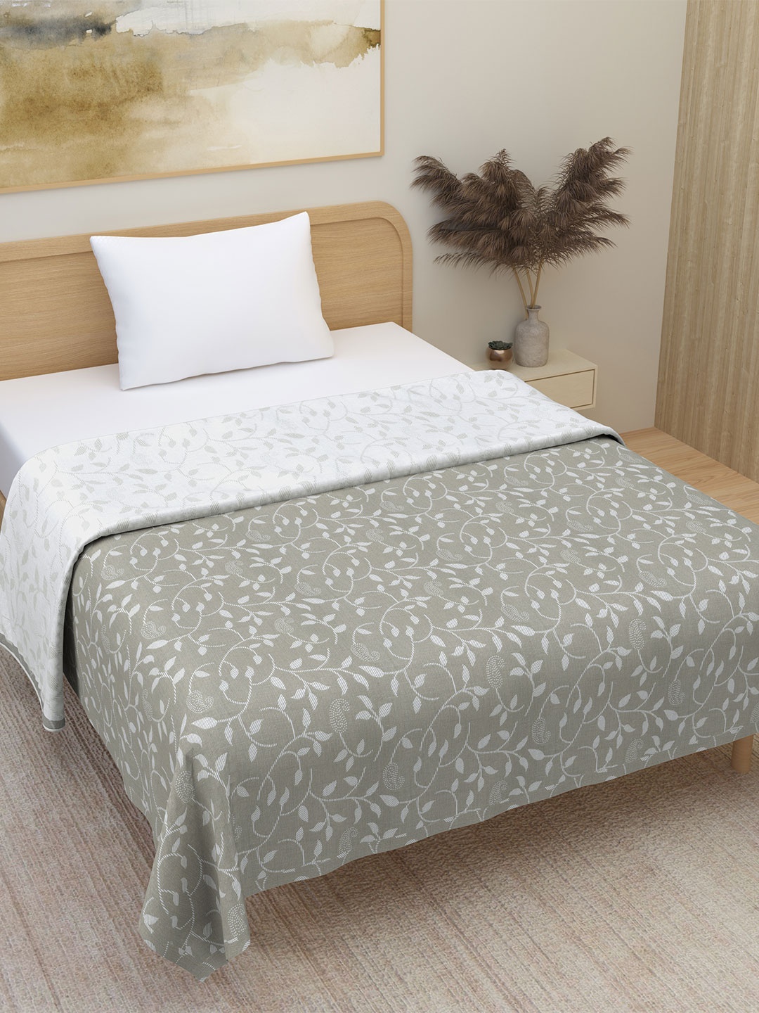 Plarsh Comfort Premium Soft Flannel Grey Printed Pure Cotton 300 GSM Single Bed Dohar
Plarsh Comfort Premium Soft Flannel Grey Printed Pure Cotton 300 GSM Single Bed Dohar