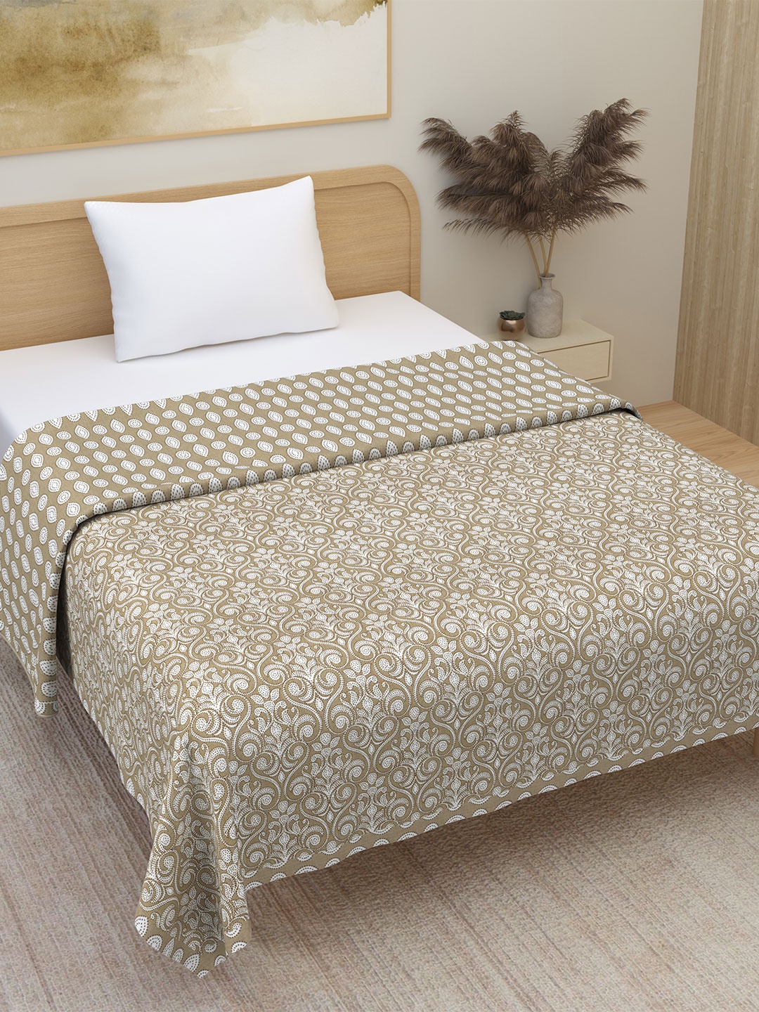 Plarsh Comfort Pack of 2 Premium Pure Cotton Reversible Soft Flannel Single Bed Dohar, Brown
Plarsh Comfort Pack of 2 Premium Pure Cotton Reversible Soft Flannel Single Bed Dohar, Brown