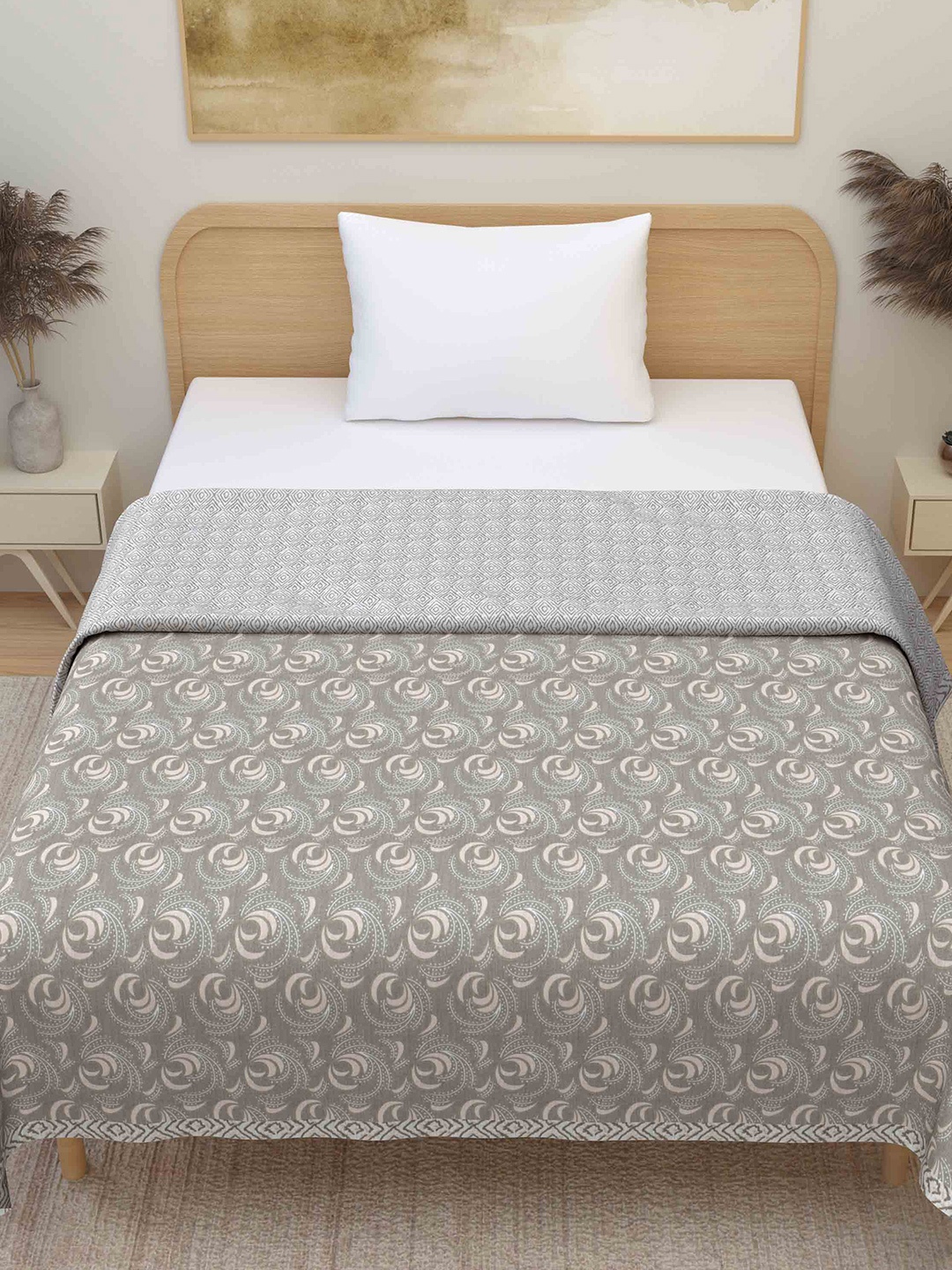 Plarsh Comfort Premium Soft Flannel Grey Printed Pure Cotton 300 GSM Single Bed Dohar
Plarsh Comfort Premium Soft Flannel Grey Printed Pure Cotton 300 GSM Single Bed Dohar