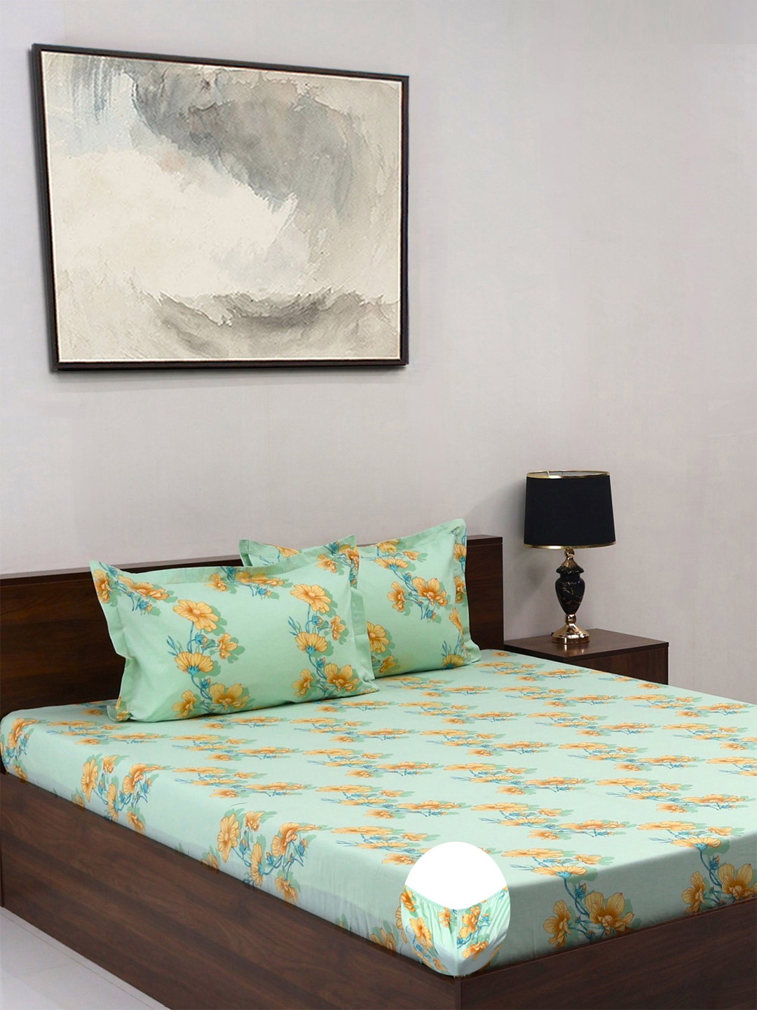 BOMBAY DYEING Floral Fiesta Beige Floral Cotton 140 TC Queen Bedsheet Set 1.98 m x 1.52m
BOMBAY DYEING Floral Fiesta Beige Floral Cotton 140 TC Queen Bedsheet Set 1.98 m x 1.52m