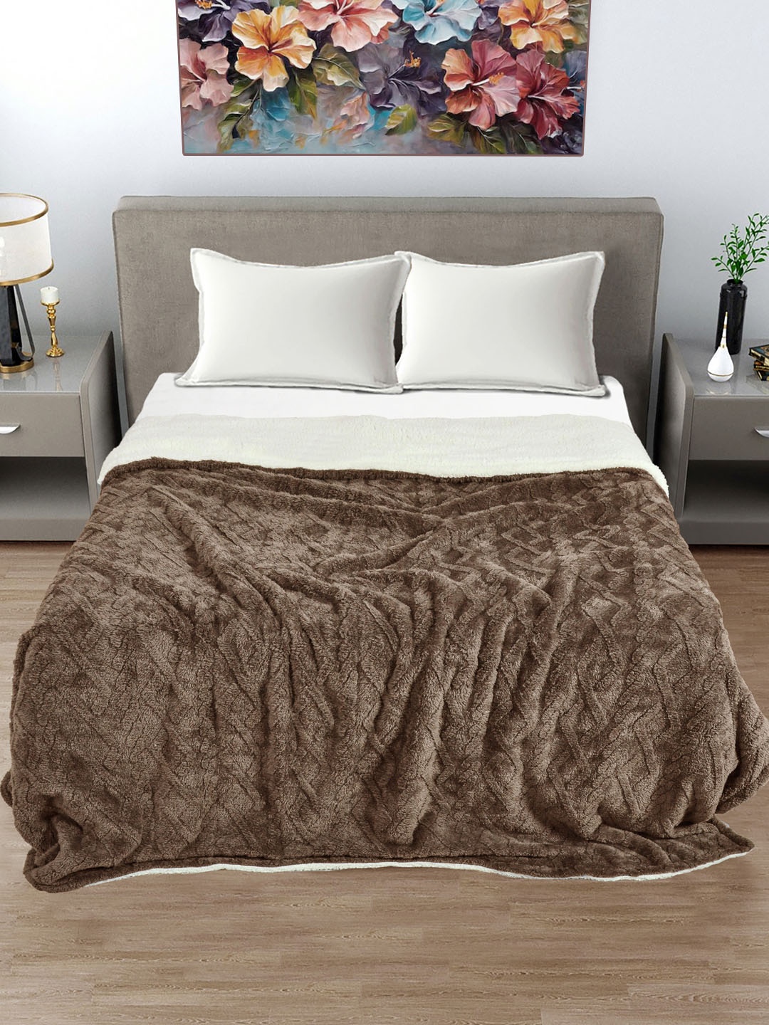 FABINALIV Brown & White Geometric Woollen Mild Winter 600 GSM Double Bed Comforter
FABINALIV Brown & White Geometric Woollen Mild Winter 600 GSM Double Bed Comforter
