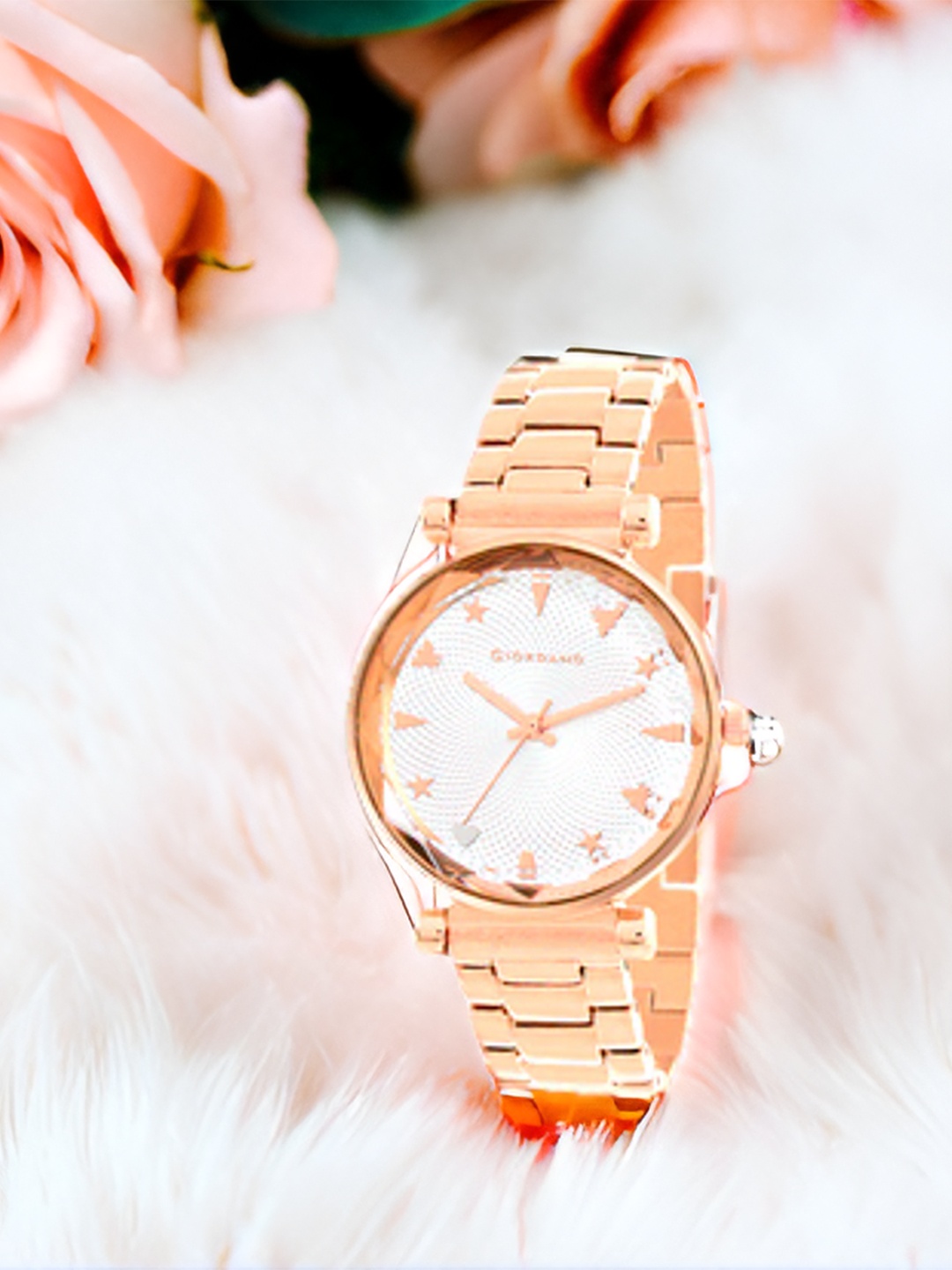 GIORDANO Women Dial & Stainless Steel Bracelet Style Straps Analogue Watch GD-4211-22, White
GIORDANO Women Dial & Stainless Steel Bracelet Style Straps Analogue Watch GD-4211-22, White