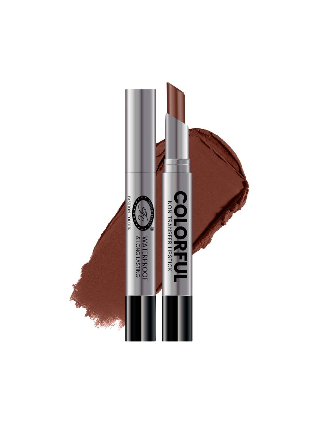 Fashion Colour Colorful Waterproof & Long Lasting Non Transfer Lipstick - Toffee 310, Brown
Fashion Colour Colorful Waterproof & Long Lasting Non Transfer Lipstick - Toffee 310, Brown