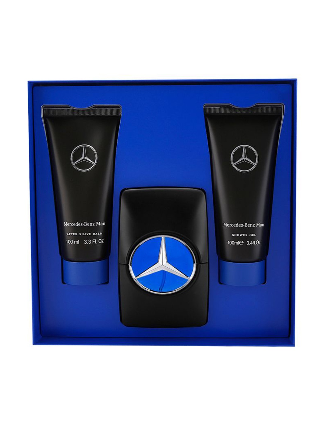 Mercedes Benz Set Of 3 Eau De Toilette, Shower Gel & After Shave Balm - 100 ml Each, Black
Mercedes Benz Set Of 3 Eau De Toilette, Shower Gel & After Shave Balm - 100 ml Each, Black