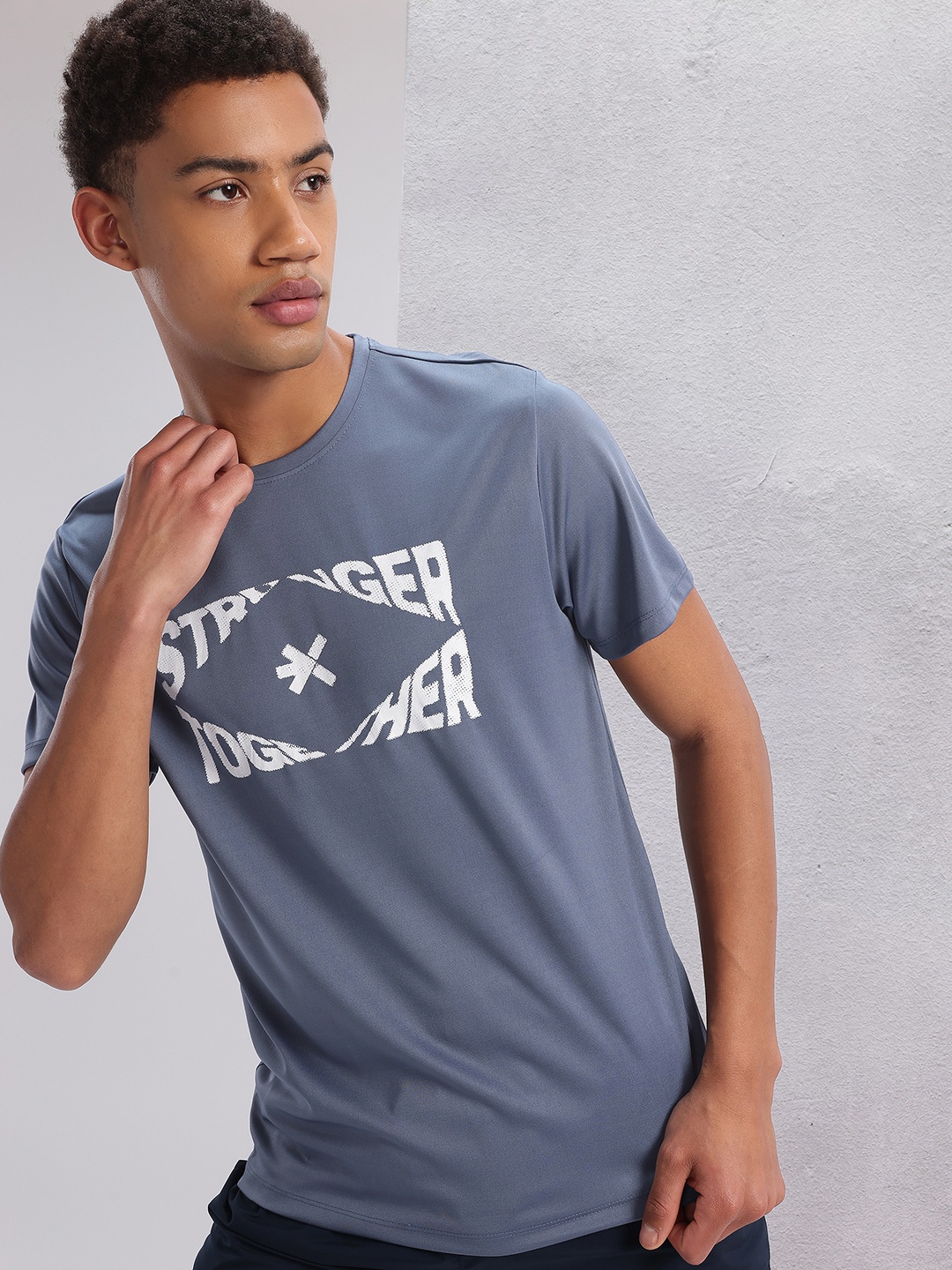 HRX by Hrithik Roshan Twin Collection Typography Print Rapid-Dry Training T-shirt, Blue
HRX by Hrithik Roshan Twin Collection Typography Print Rapid-Dry Training T-shirt, Blue