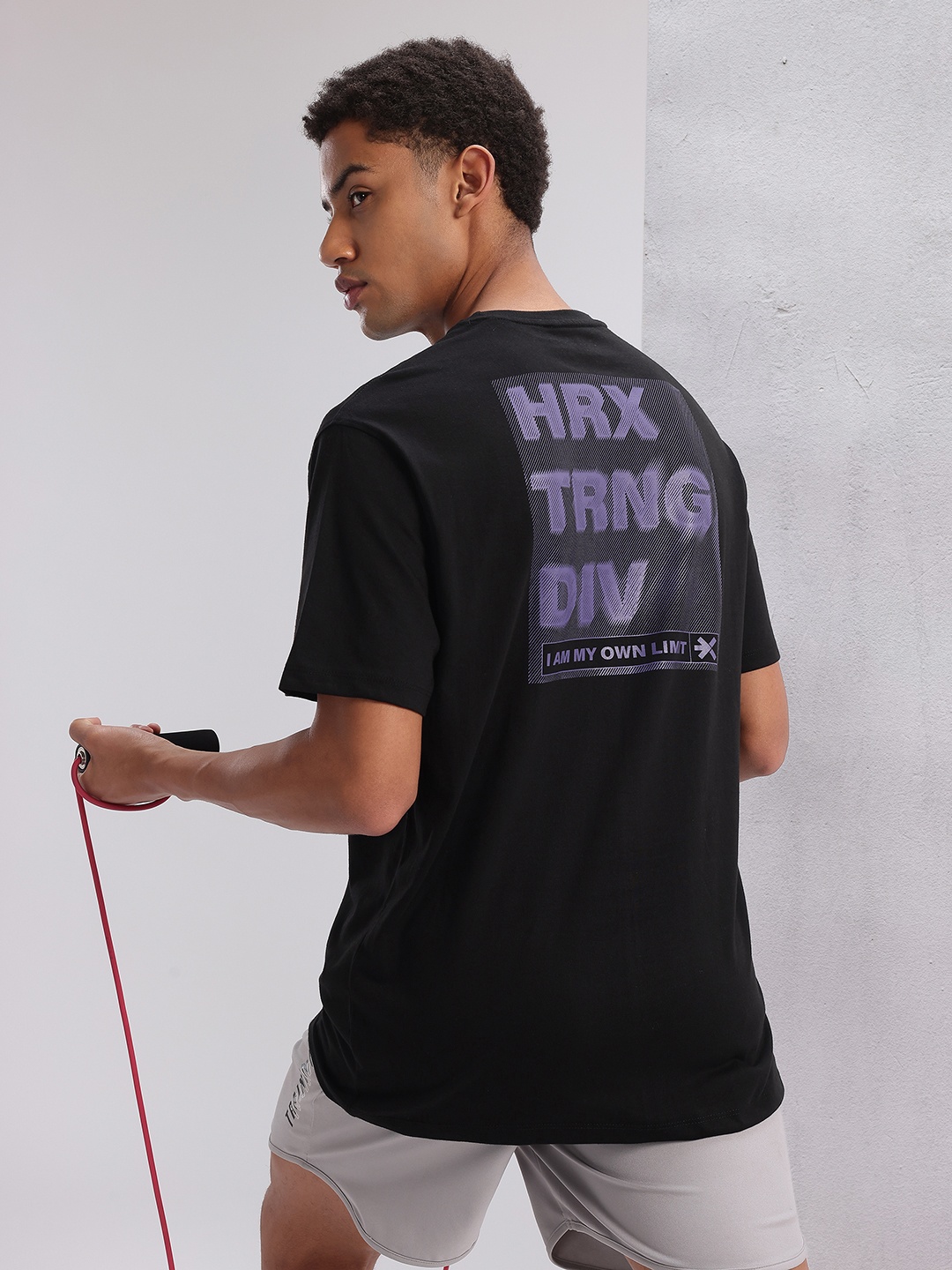 HRX by Hrithik Roshan Twin Collection Typography Printed Drop-Shoulder Sleeves T-shirt, Black
HRX by Hrithik Roshan Twin Collection Typography Printed Drop-Shoulder Sleeves T-shirt, Black