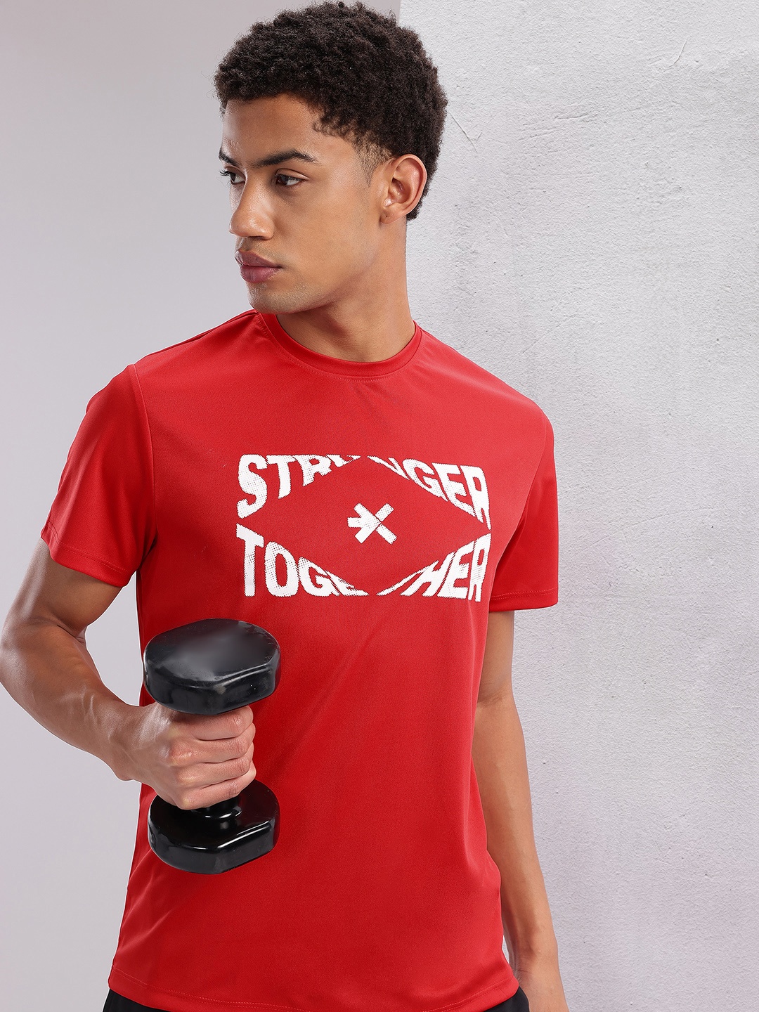 HRX by Hrithik Roshan Couple Collection Typography Printed Rapid Dry Training T-shirt, Red
HRX by Hrithik Roshan Couple Collection Typography Printed Rapid Dry Training T-shirt, Red