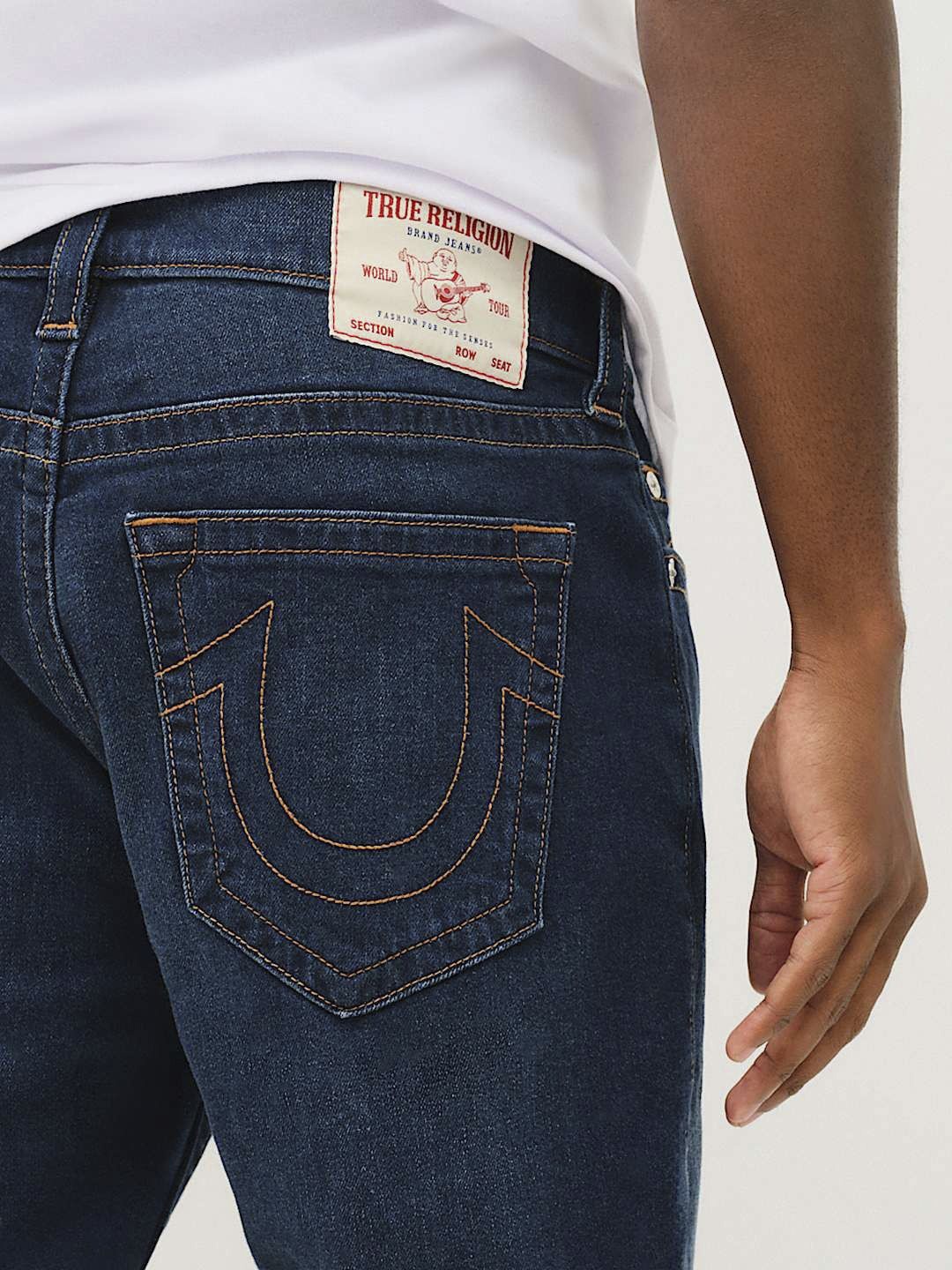 True Religion Men Cotton Mid-Rise Clean Look Slim Fit Whiskers and Chevrons Jeans, Blue
True Religion Men Cotton Mid-Rise Clean Look Slim Fit Whiskers and Chevrons Jeans, Blue