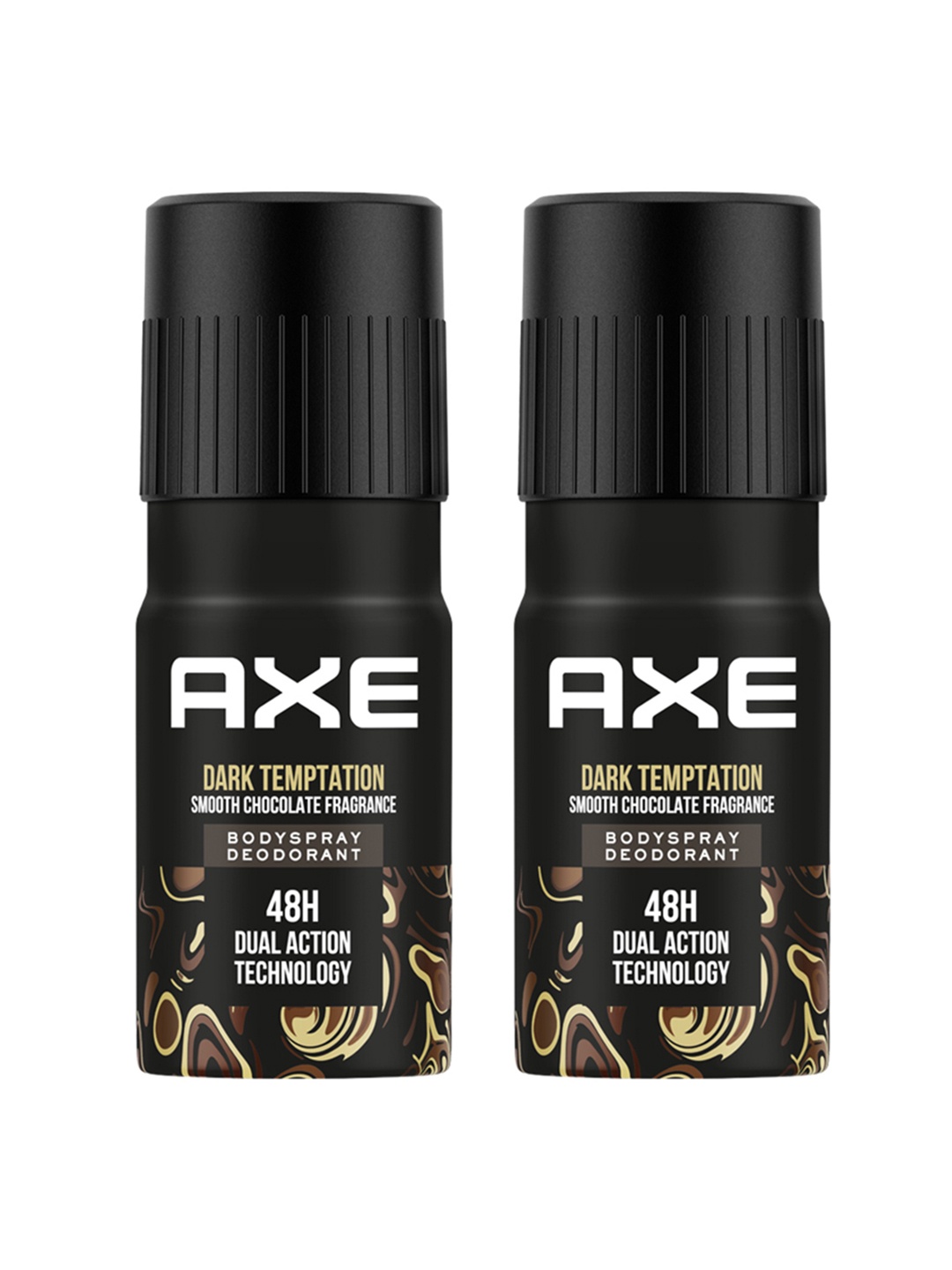 AXE Men Set of 2 Dark Temptation Long Lasting Deodorant Body Spray - 96g (150ml) each, Black
AXE Men Set of 2 Dark Temptation Long Lasting Deodorant Body Spray - 96g (150ml) each, Black