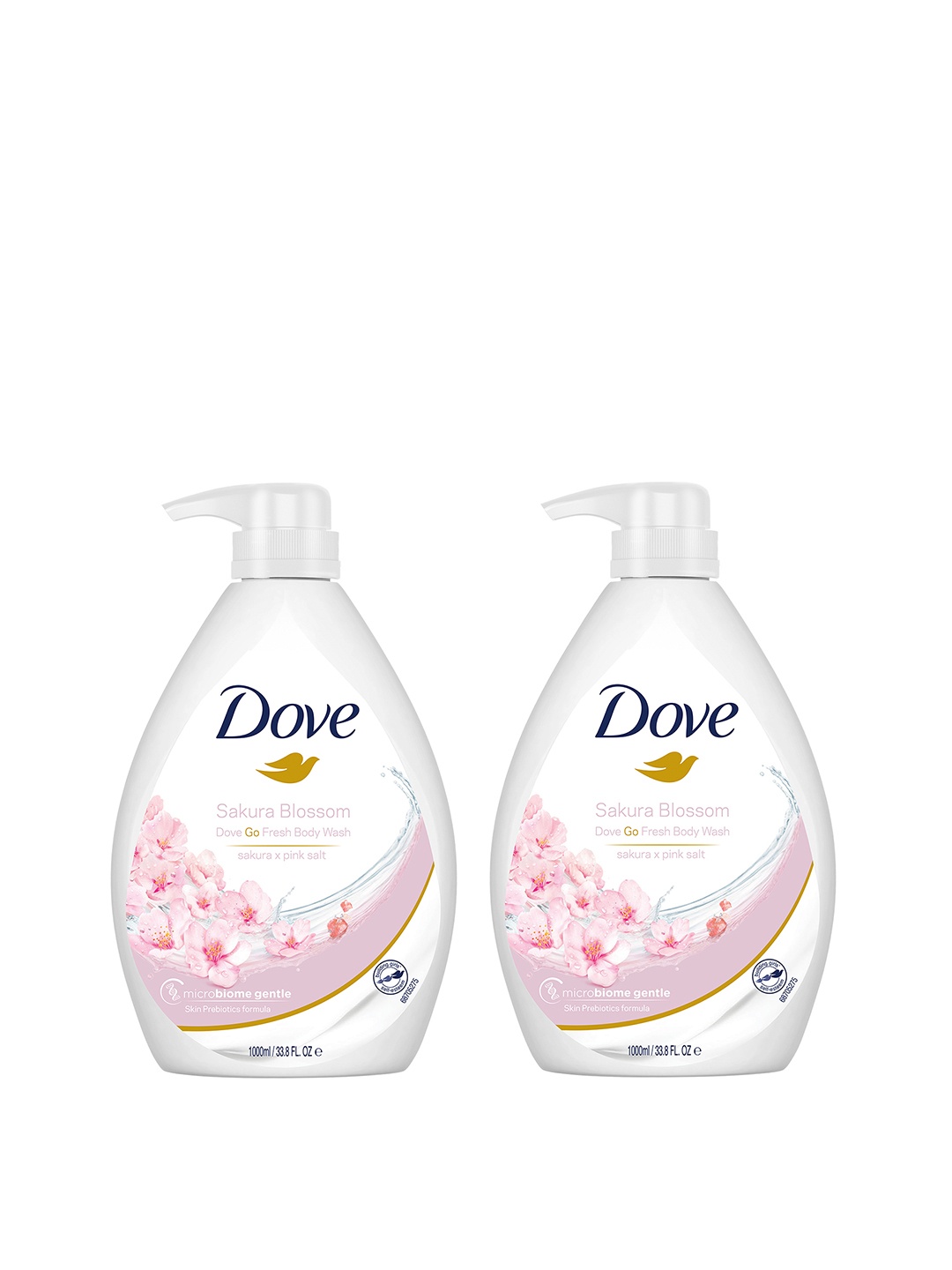 Dove Set of 2 Sakura Blossom Go Fresh Body Wash with Himalayan Pink Salt - 1 L Each, White
Dove Set of 2 Sakura Blossom Go Fresh Body Wash with Himalayan Pink Salt - 1 L Each, White