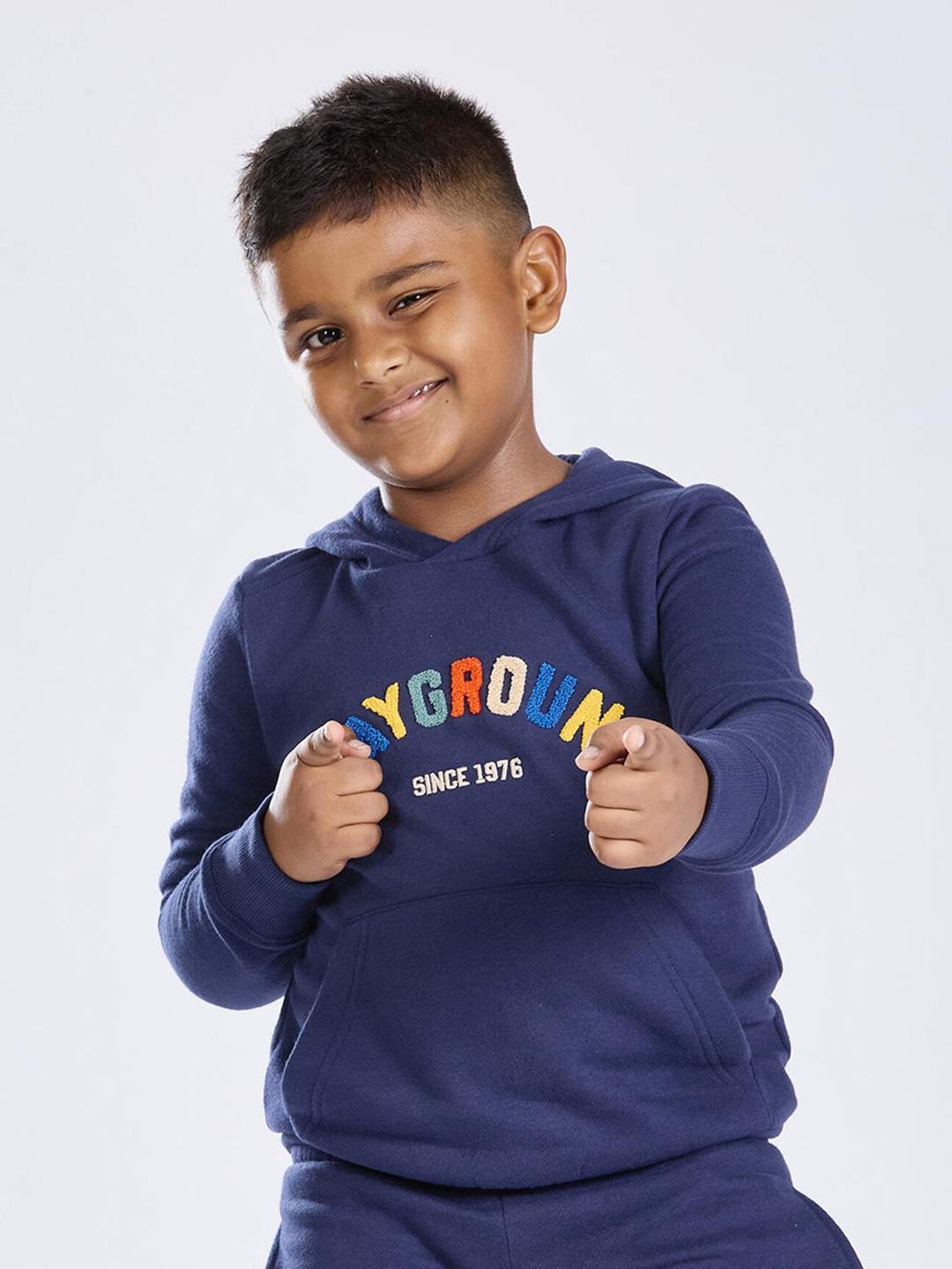 Domyos By Decathlon Boys Typography Printed Embroidered Hooded Neck Sweatshirts, Blue
Domyos By Decathlon Boys Typography Printed Embroidered Hooded Neck Sweatshirts, Blue