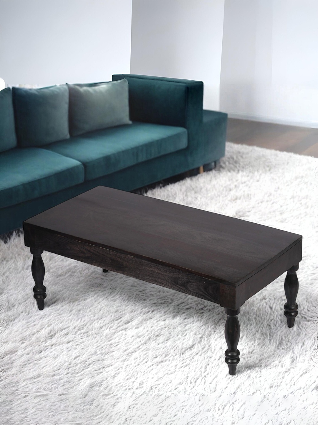 Ikiriya Black Rectangle Shaped Mahagony Finish Sheesham Wooden Traditional Coffee Table
Ikiriya Black Rectangle Shaped Mahagony Finish Sheesham Wooden Traditional Coffee Table