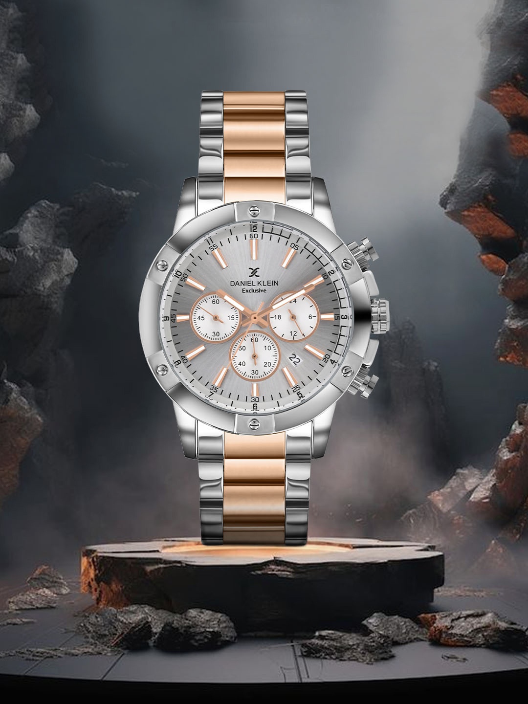Daniel Klein Men Metal Dial & Straps Multi Function Analogue Watch DK.1.14095-3, Silver
Daniel Klein Men Metal Dial & Straps Multi Function Analogue Watch DK.1.14095-3, Silver