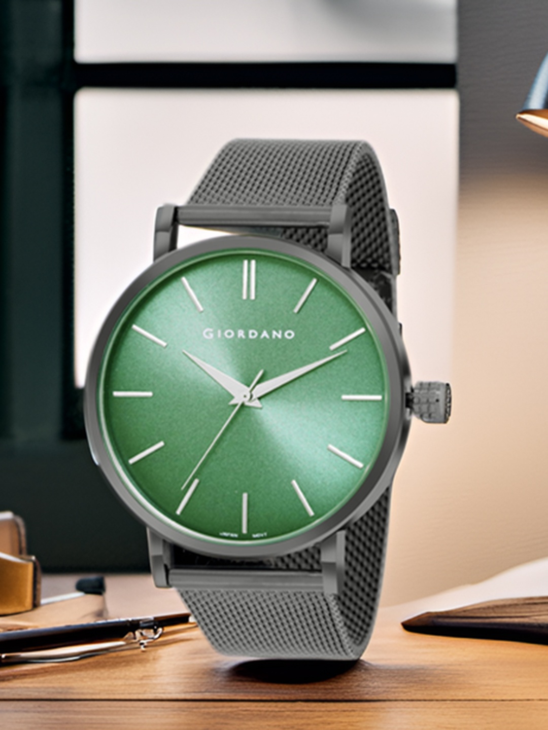 GIORDANO Women Dial & Stainless Steel Straps Analogue Reset Time Watch GZ-50108-44, Green
GIORDANO Women Dial & Stainless Steel Straps Analogue Reset Time Watch GZ-50108-44, Green