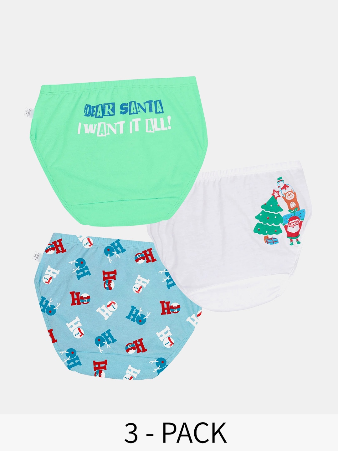 You Got Plan B Boys Pack Of 3 Abstract Printed Cotton Anti Bacterial Basic Briefs, White
You Got Plan B Boys Pack Of 3 Abstract Printed Cotton Anti Bacterial Basic Briefs, White