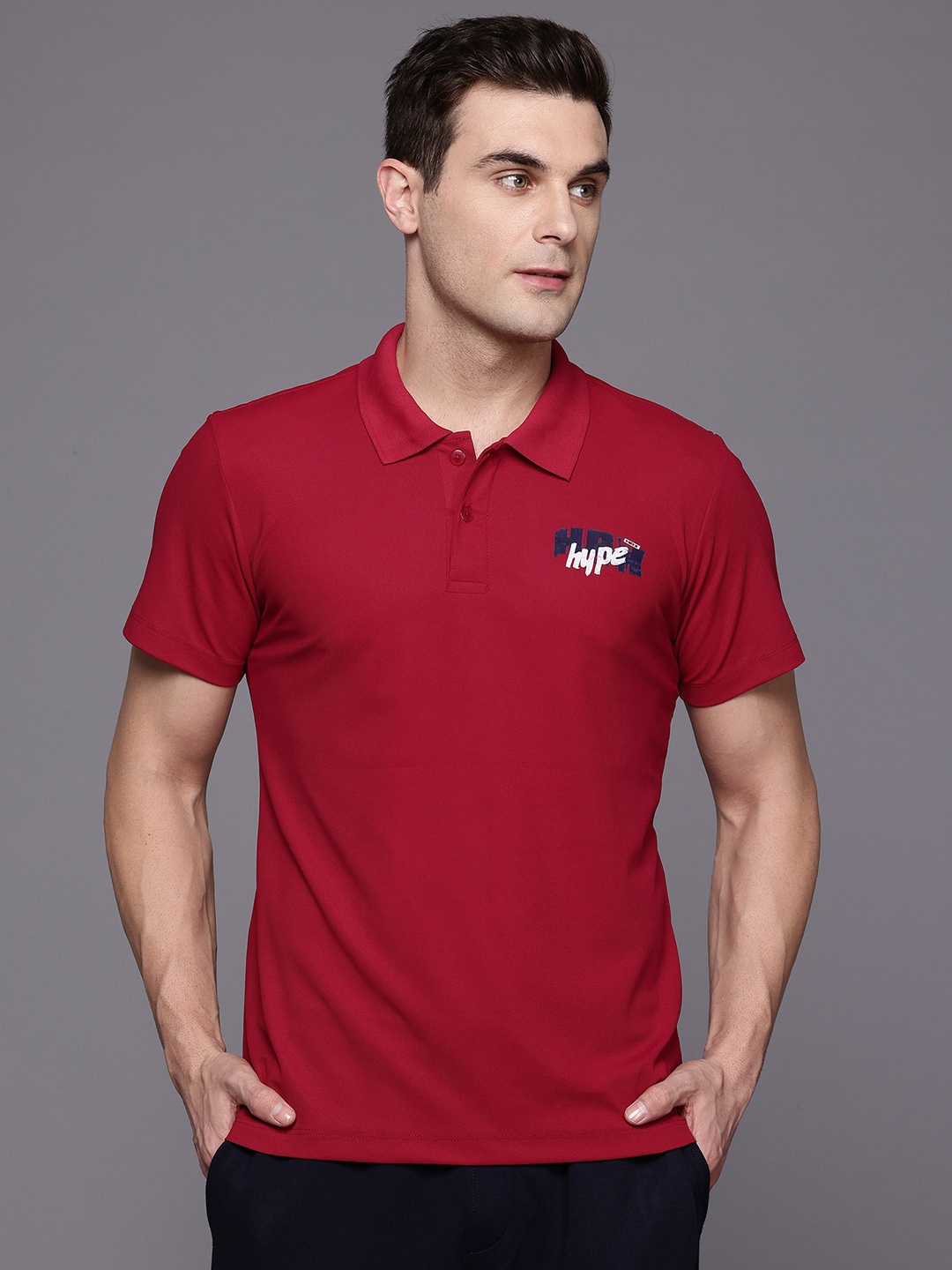 HRX by Hrithik Roshan Typography Detail Polo Collar Regular Fit Lifestyle T-shirt, Maroon
HRX by Hrithik Roshan Typography Detail Polo Collar Regular Fit Lifestyle T-shirt, Maroon