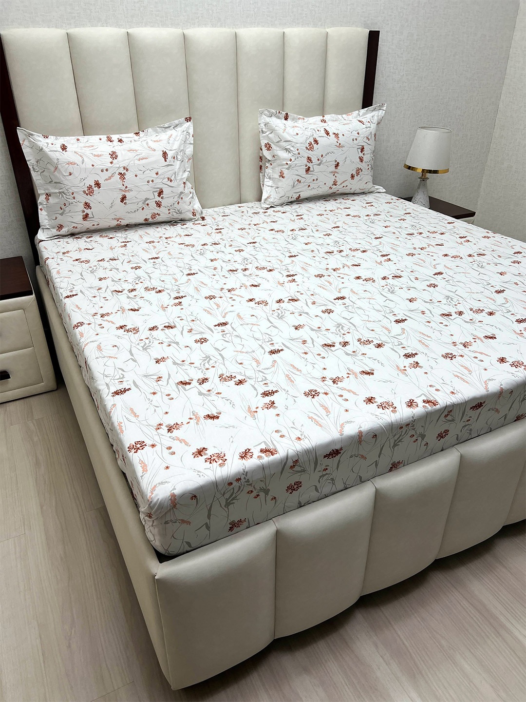 Pure Decor Cotton King Size Double Bedsheet With 2 Pillow Covers 108 in X 108 in, White
Pure Decor Cotton King Size Double Bedsheet With 2 Pillow Covers 108 in X 108 in, White
