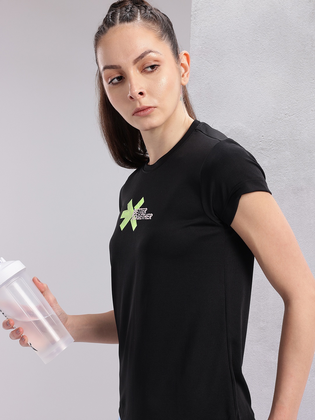 HRX by Hrithik Roshan Couple Tee Collection Brand Logo Print Rapid-Dry Running T-shirt, Black
HRX by Hrithik Roshan Couple Tee Collection Brand Logo Print Rapid-Dry Running T-shirt, Black
